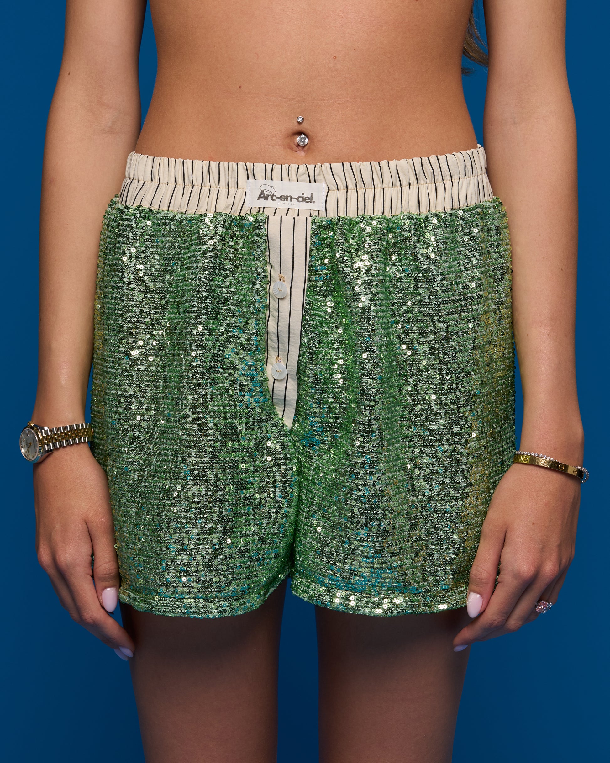 “Eden” Sequin Boxer Shorts