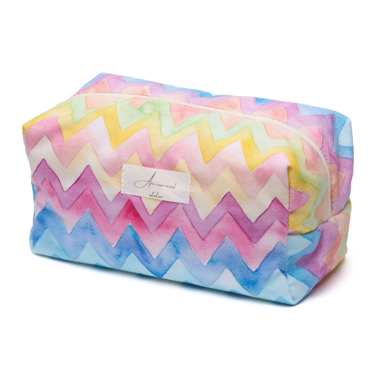 “Chevron Waves” Beauty Pouch