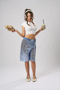 “Miley” Sequins Bermudas