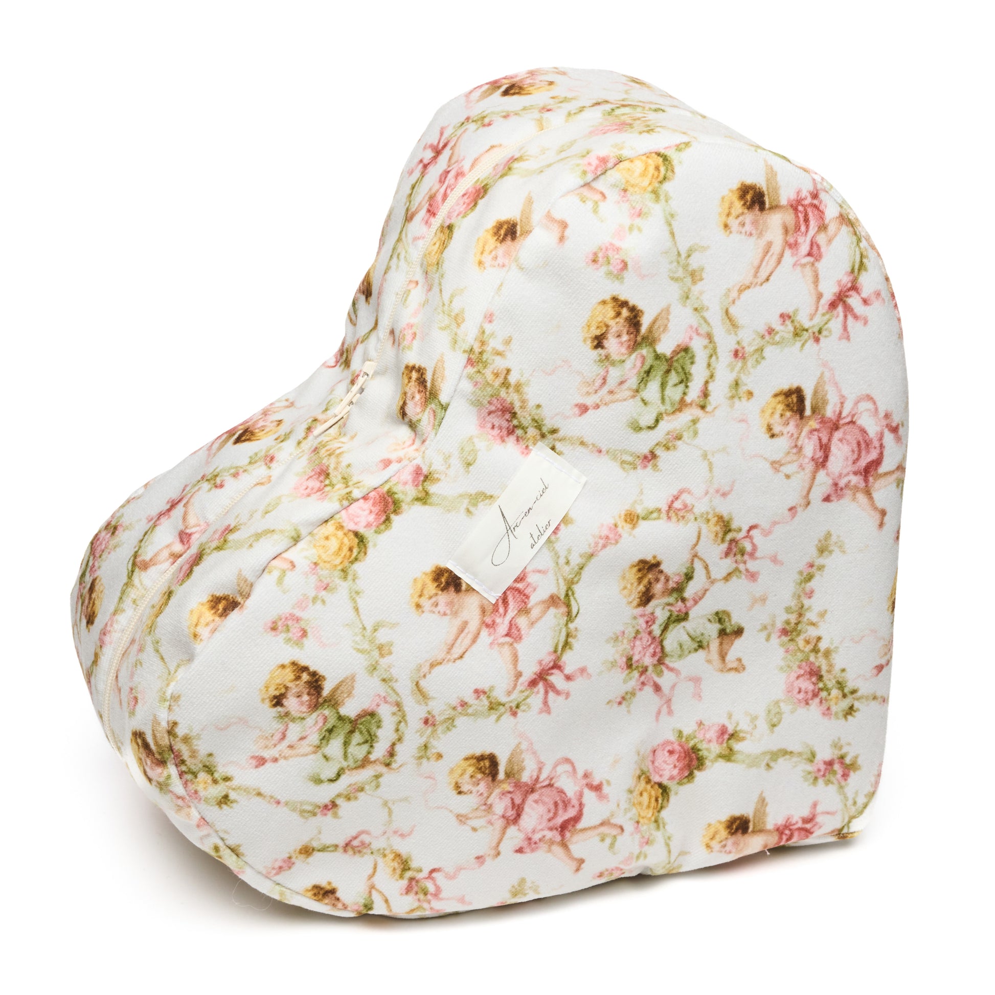 “Angel Garden” Heartshaped Pouch