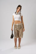 “Ashley” Sequin Bermudas