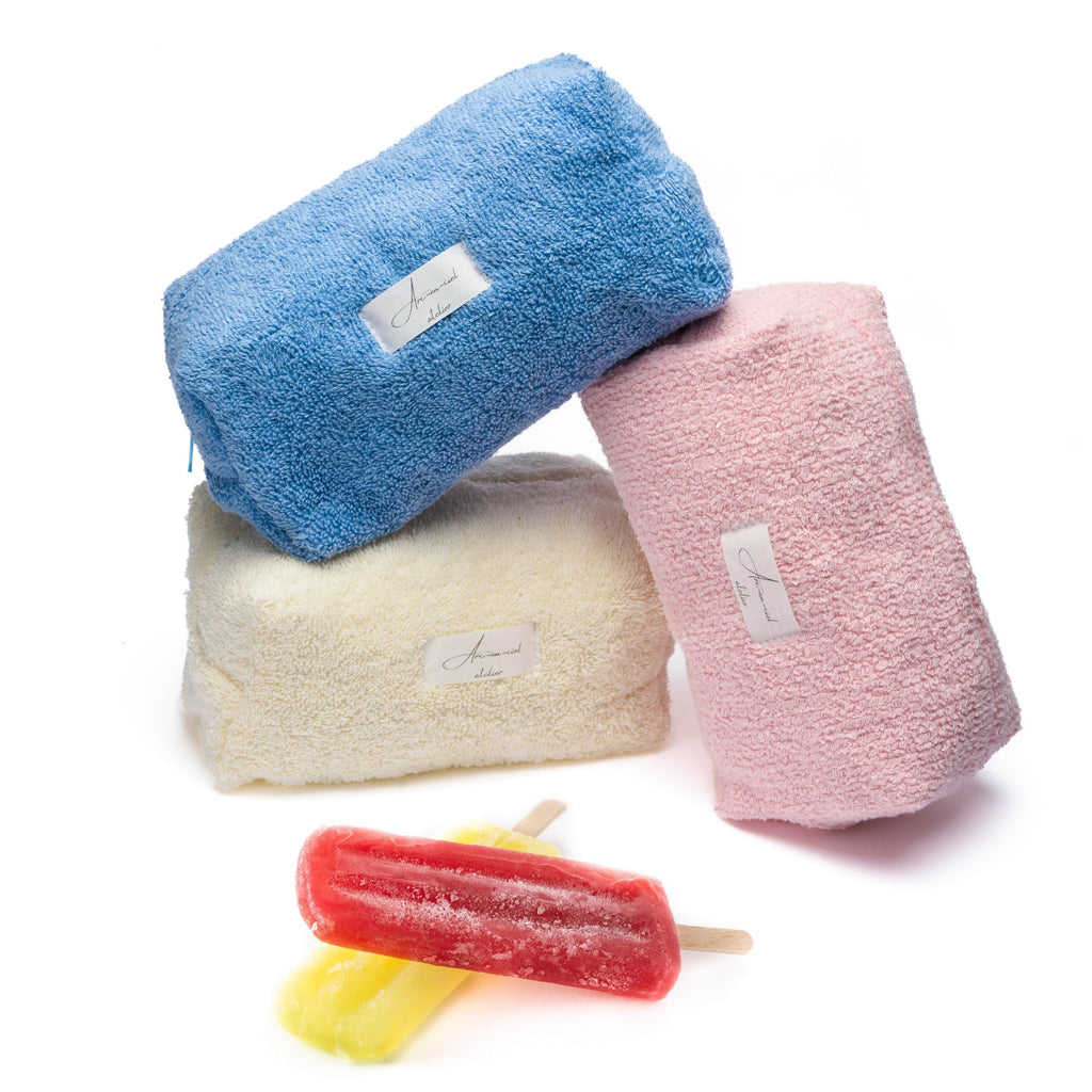 Towel Crush Strawberry Beauty Pouch