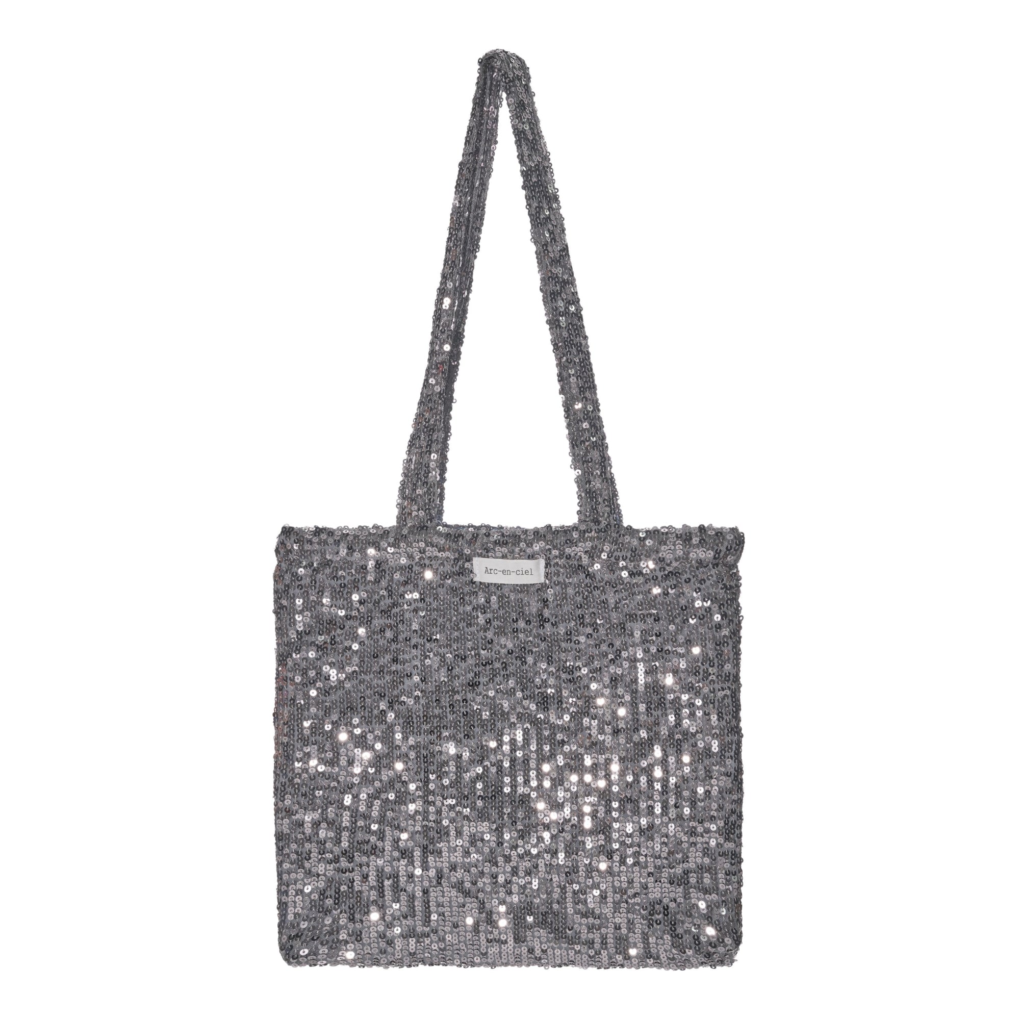 In my 90’s era Sequin Tote Bag