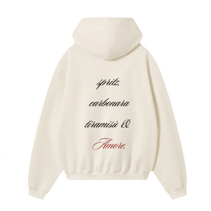 “More amore, per favor” hoodie