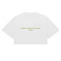 “Pilates & Matcha Girl” Crop-Top