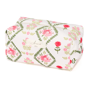 “Garden Of Books” Beauty Pouch