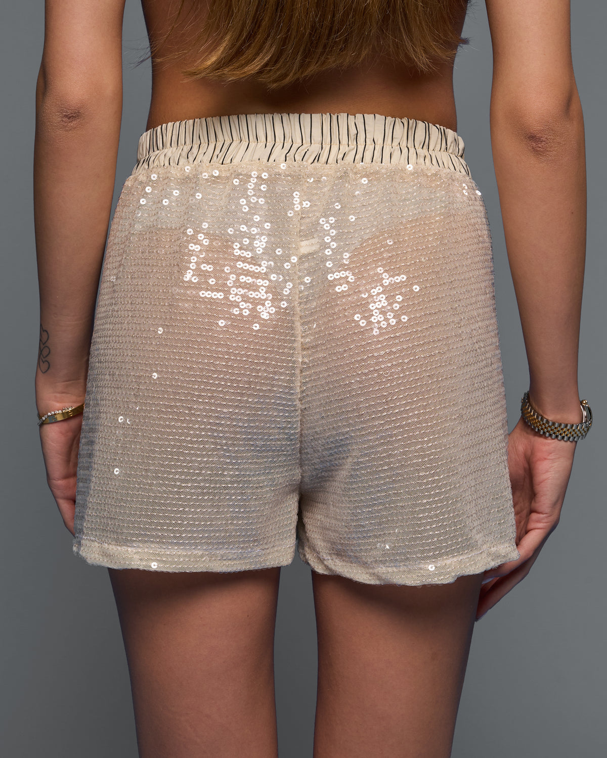 “Juliette” Sequin Boxer Shorts