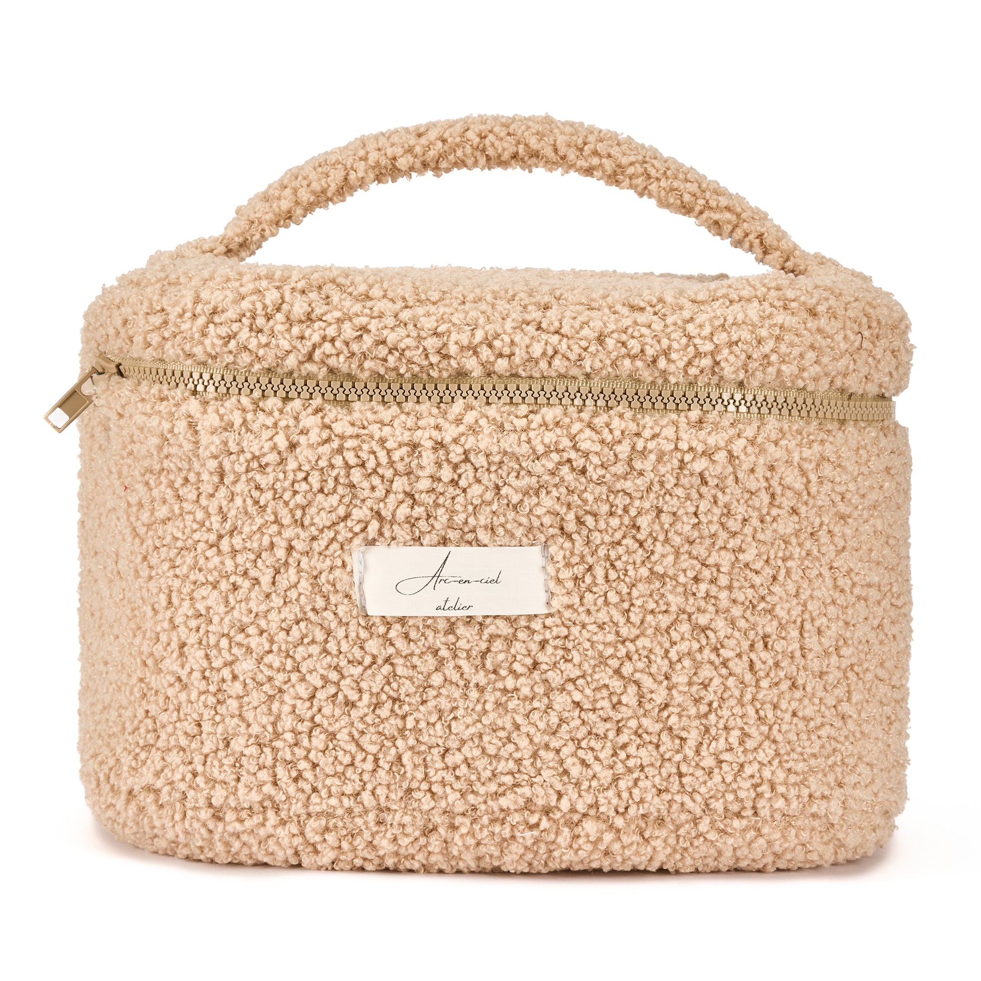 “Vanilla Bouclé” Toiletry Bag
