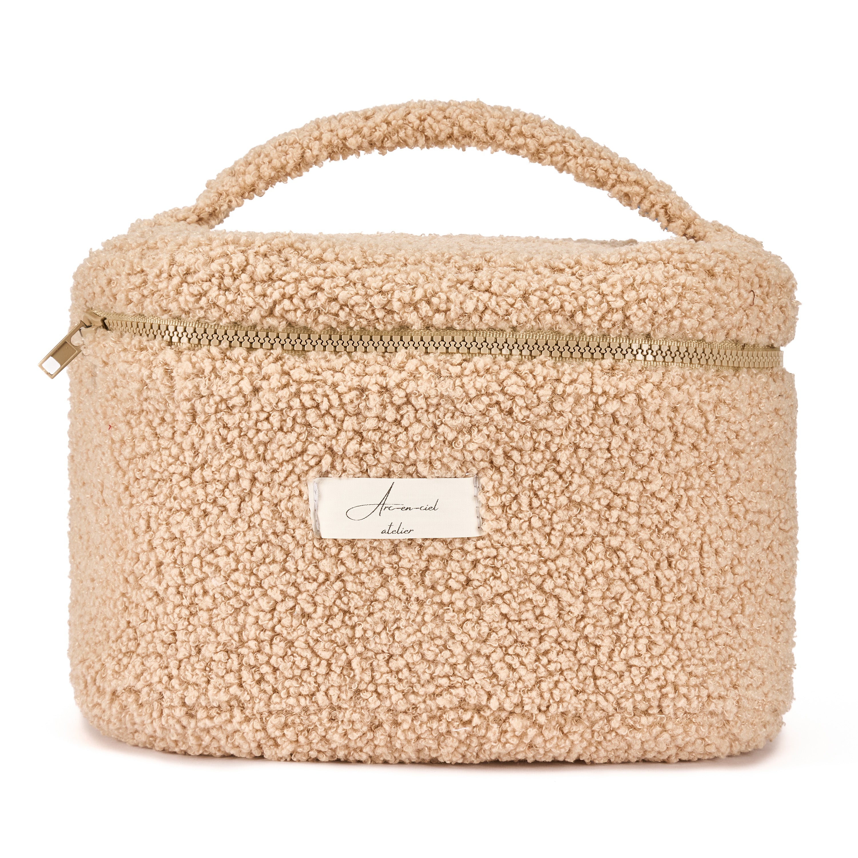 “Vanilla Bouclé” Toiletry Bag