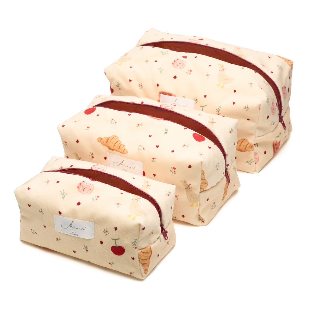 “Cremè-Brulle” Beauty-Pouch