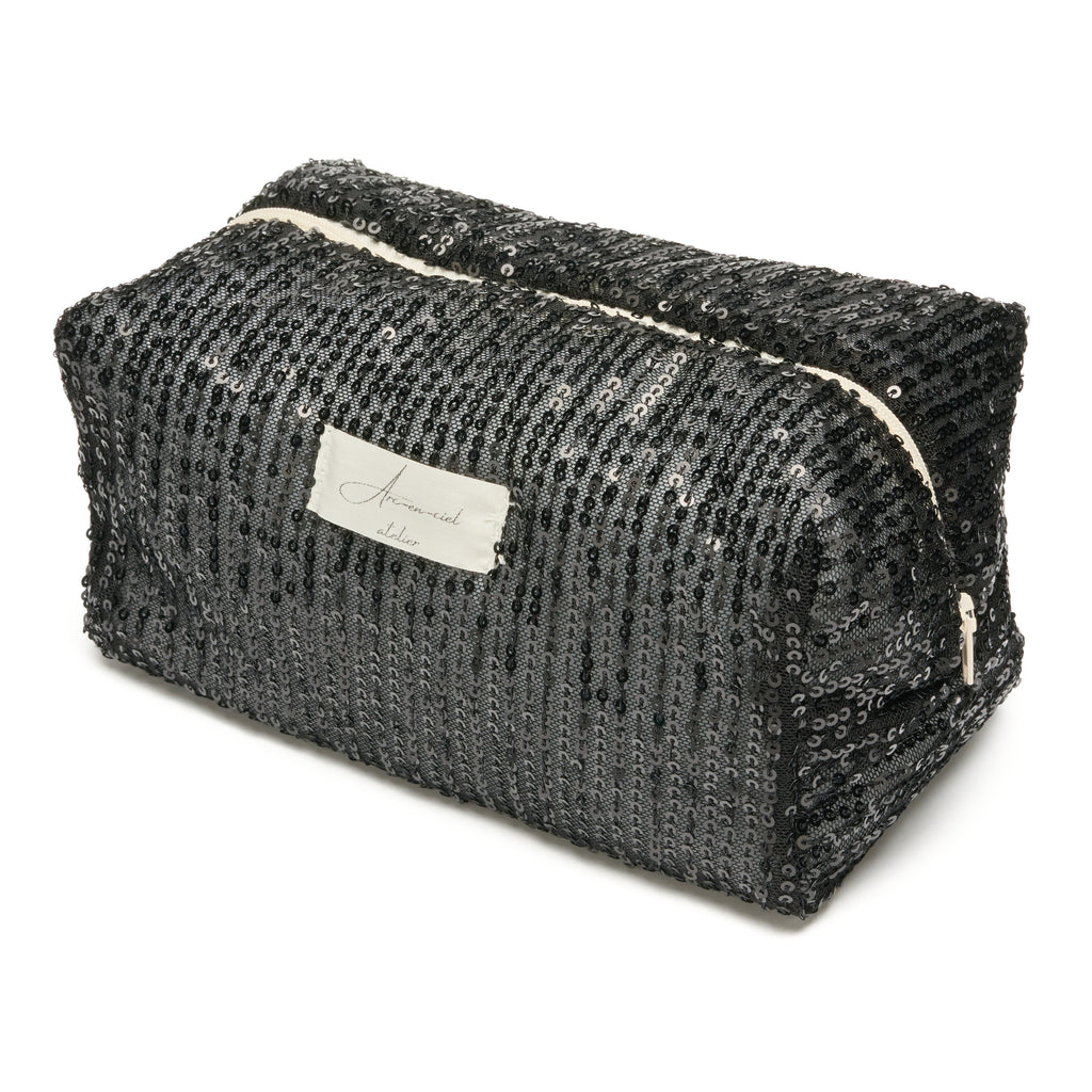 “Blackberry” Sequin Beauty-Pouch