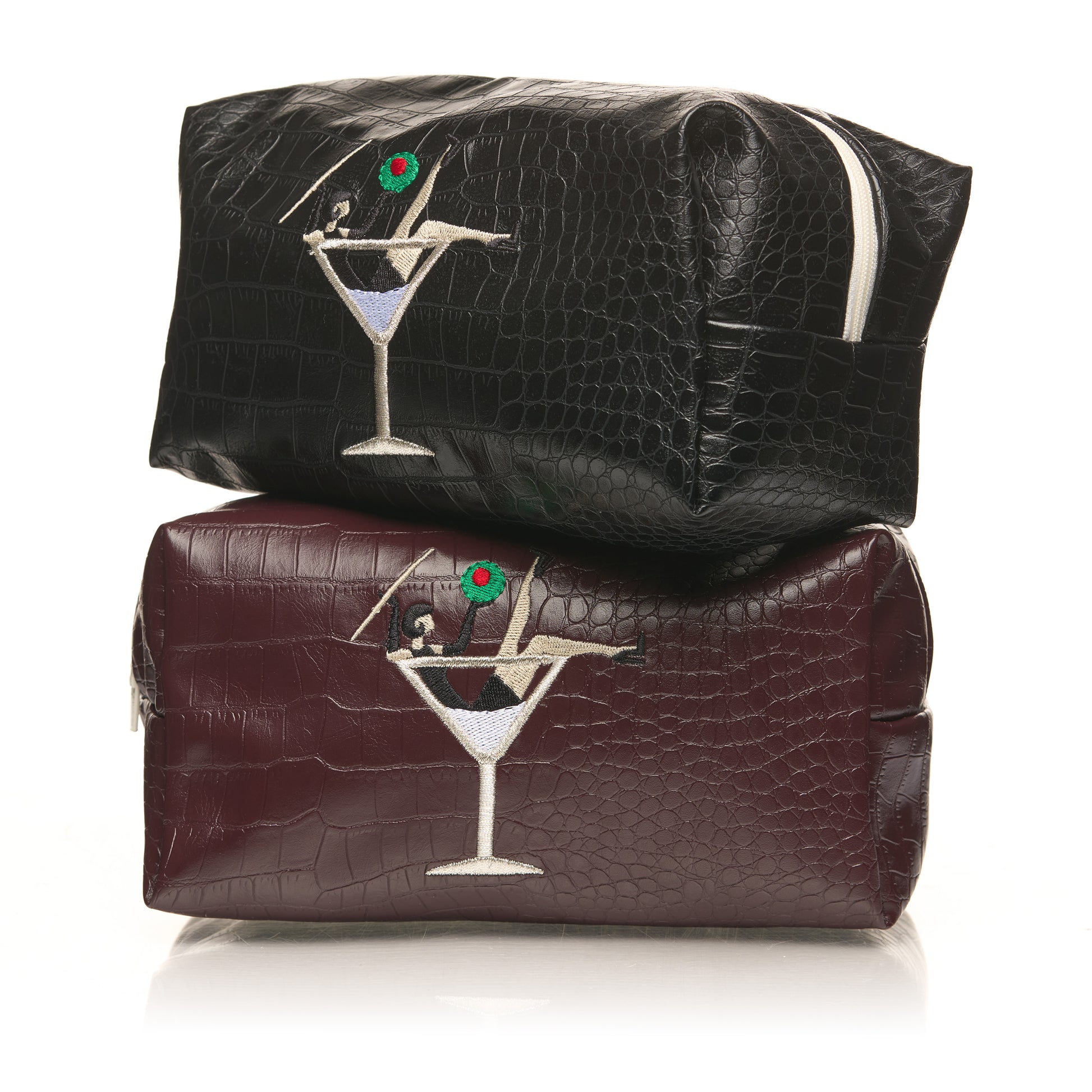 “Dirty Martini” Leather Pouch