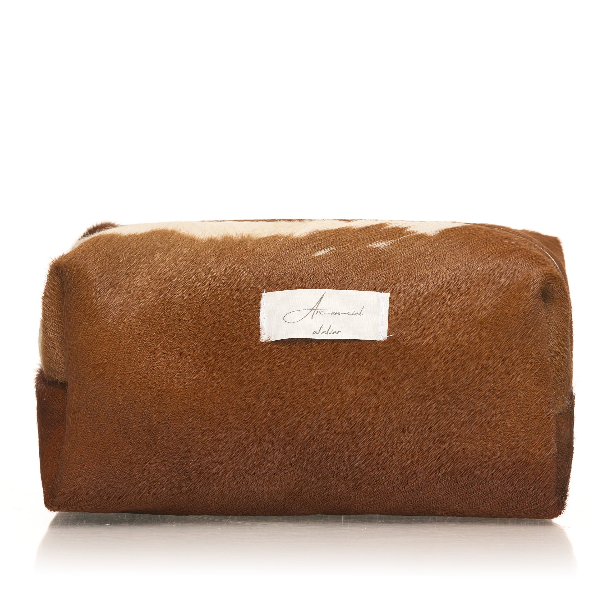 “Caramel Raw Hide” Beauty Pouch