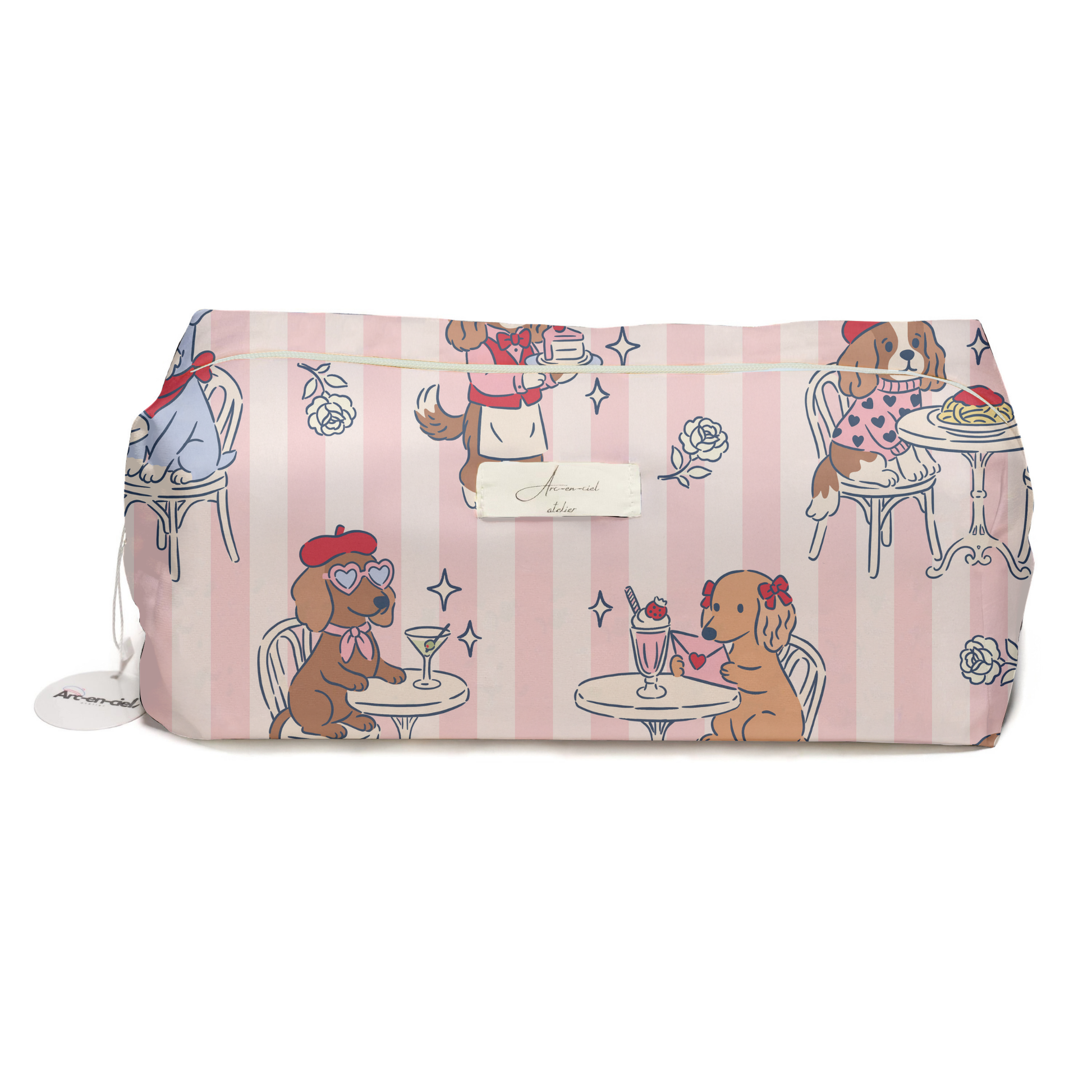 “Puppies Café” Hair-Tools Pouch