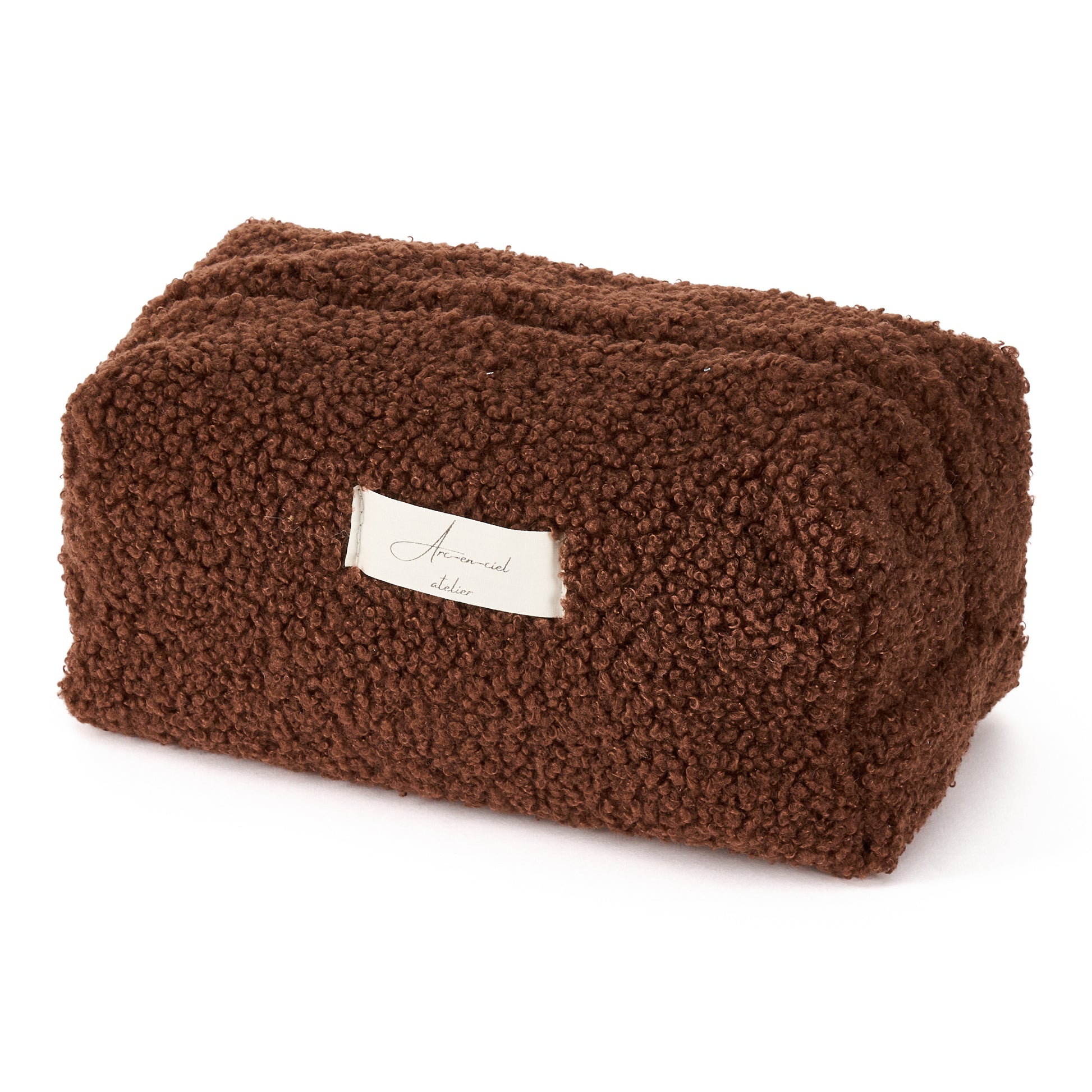 “Cocoa Bouclé” Beauty Pouch