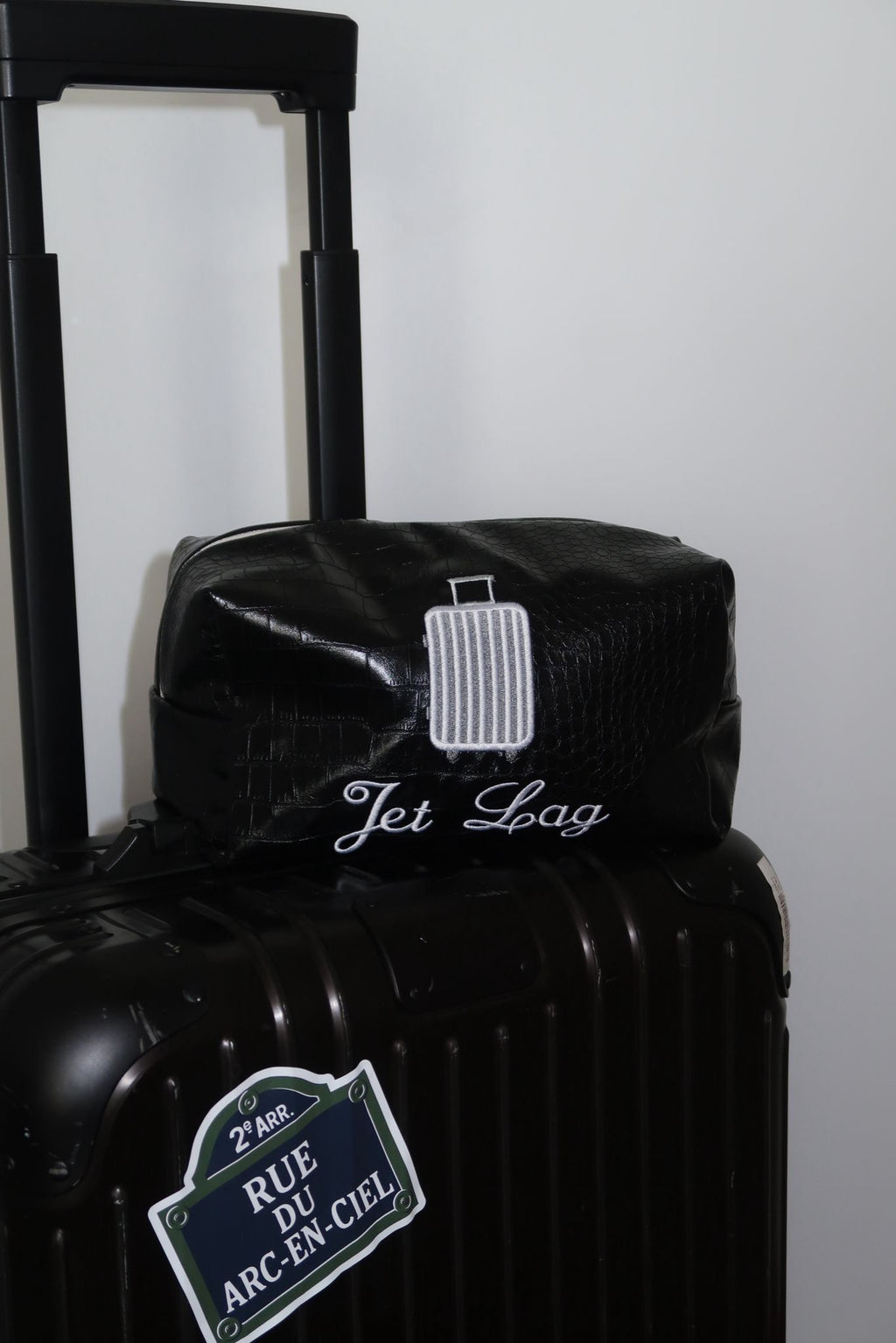“Jet Lag” Leather Pouch