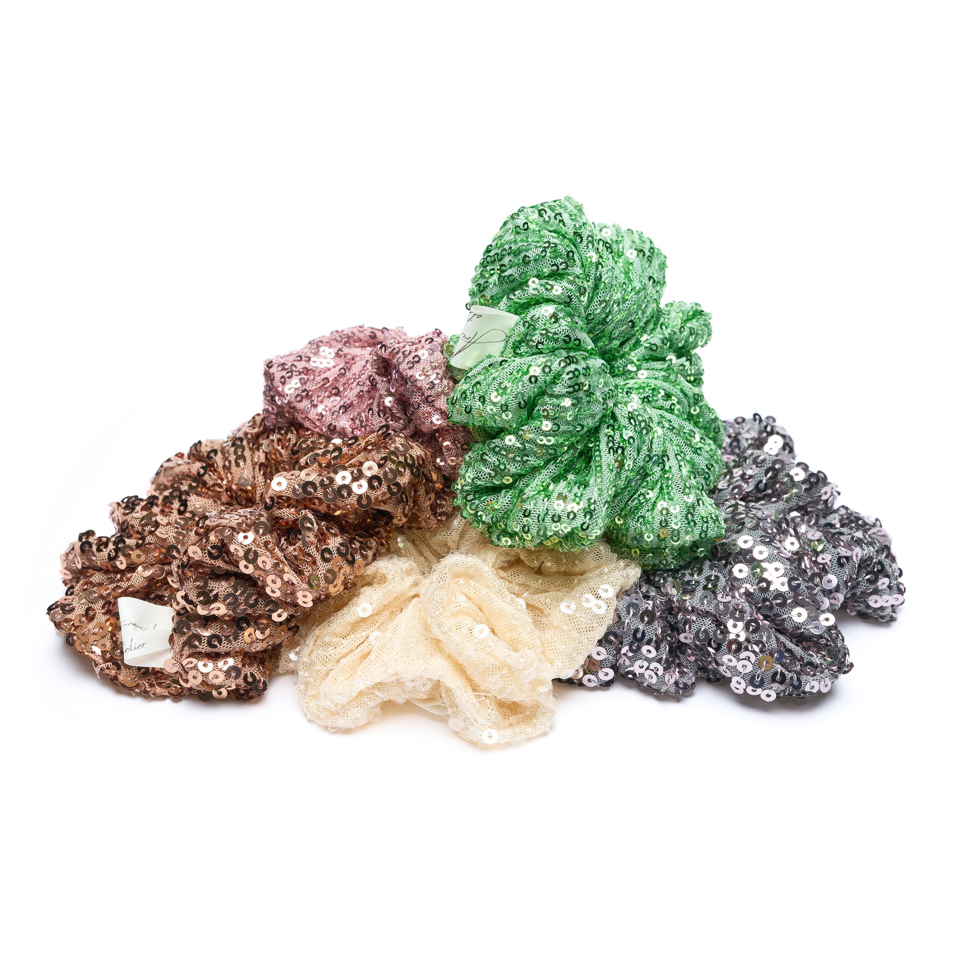 Euro Summer Sequin Scrunchies
