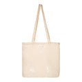 White Peach Spritz Sequin Tote Bag