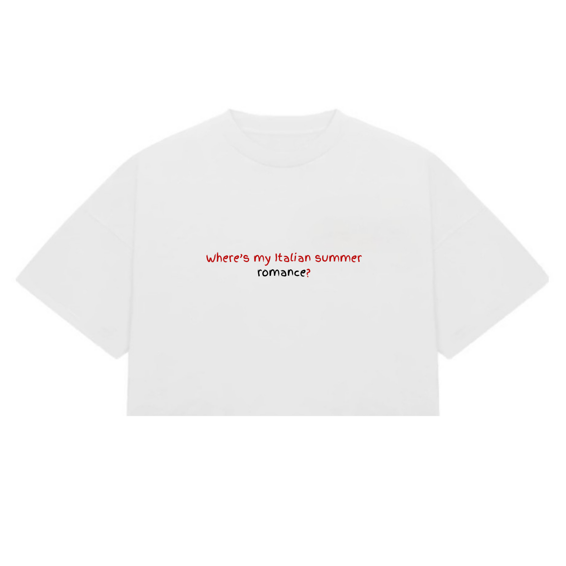 “Italy Romance” Crop-Top