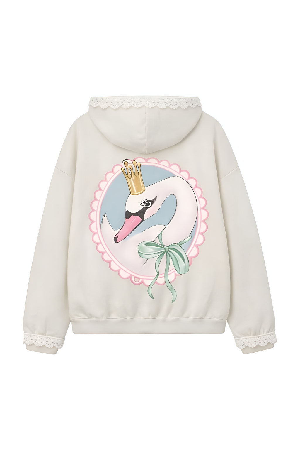 “Swan Edit” Limited Lace Hoodie