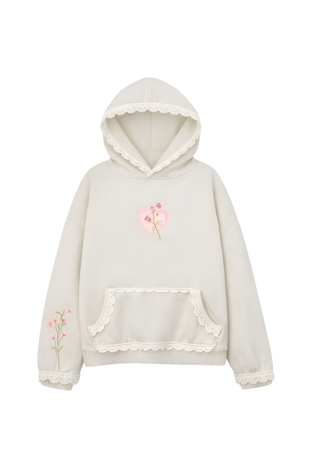 “Swan Edit” Limited Lace Hoodie