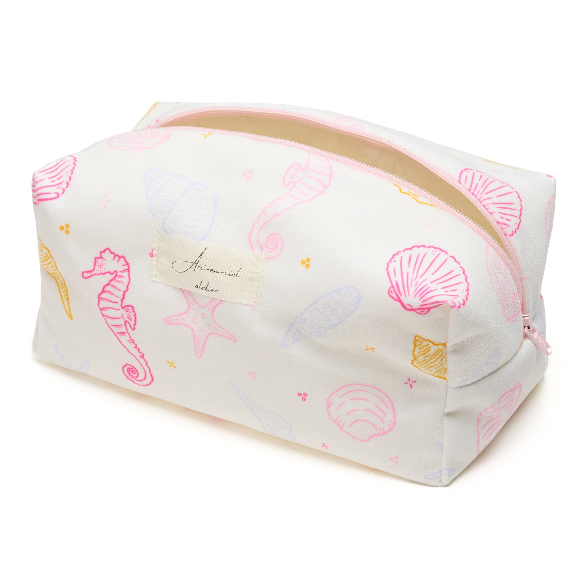Seashell Whispers Beauty Pouch