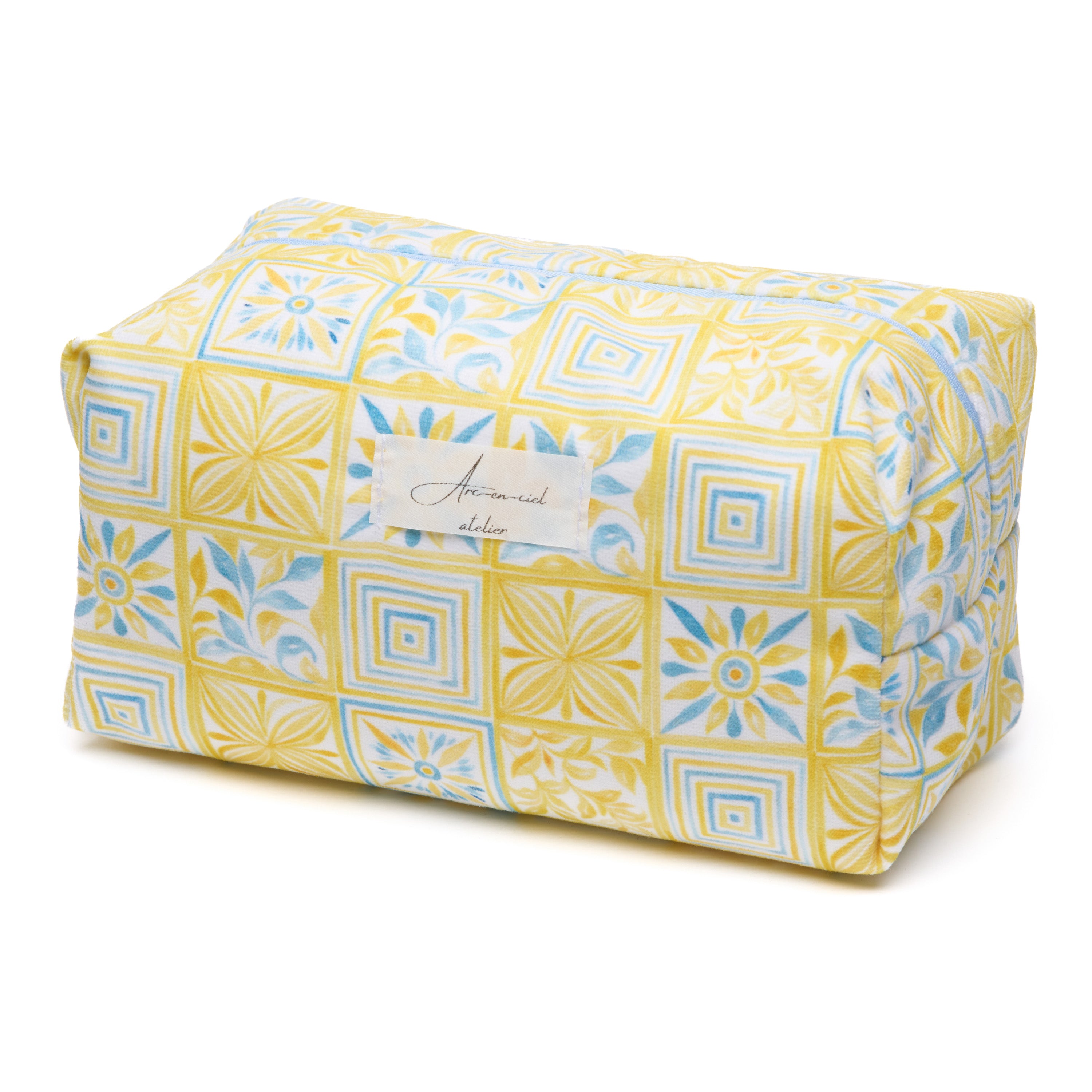 “Limoncello Mosaic” Beauty Pouch
