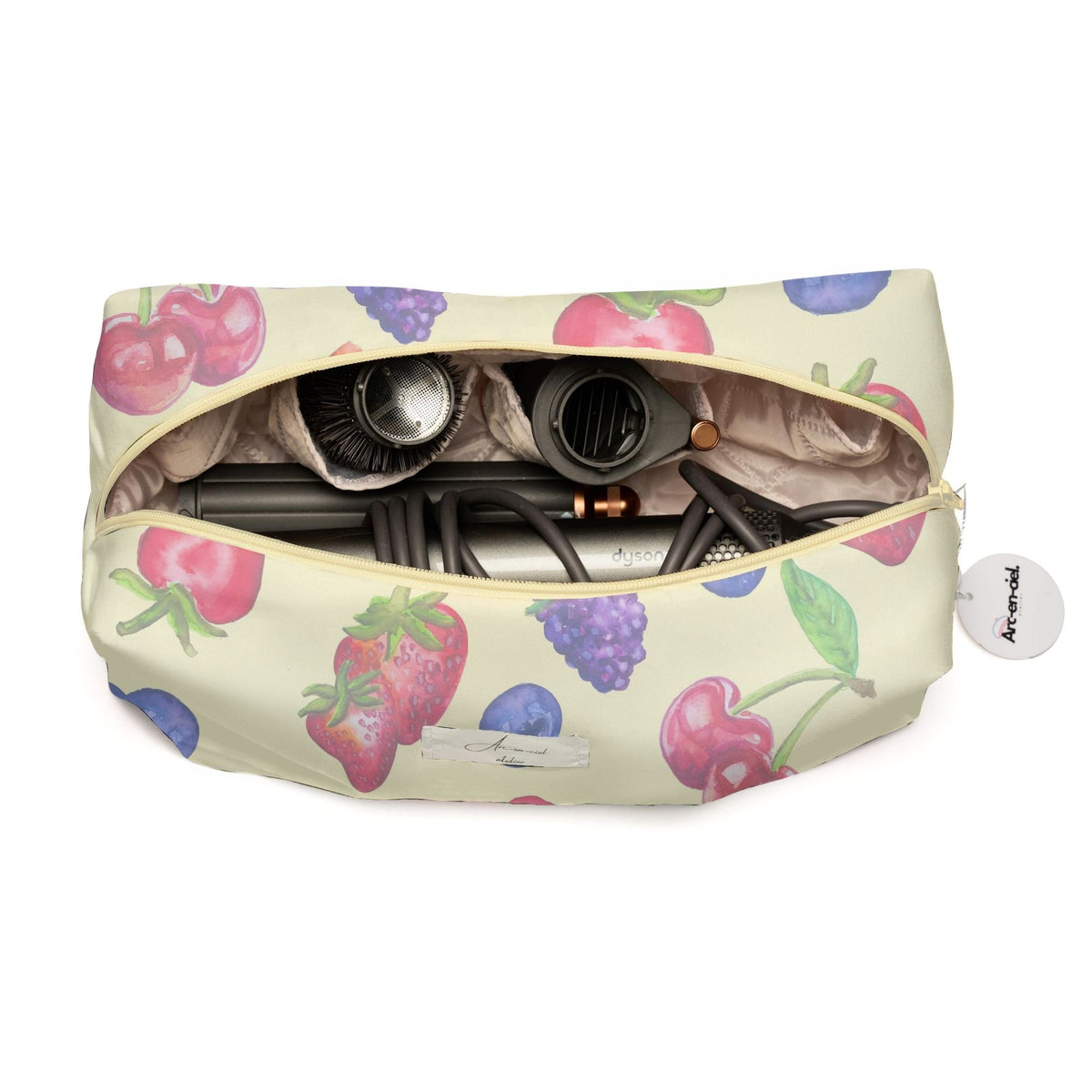 “Butter Yellow Avenue” Hair-Tools Pouch