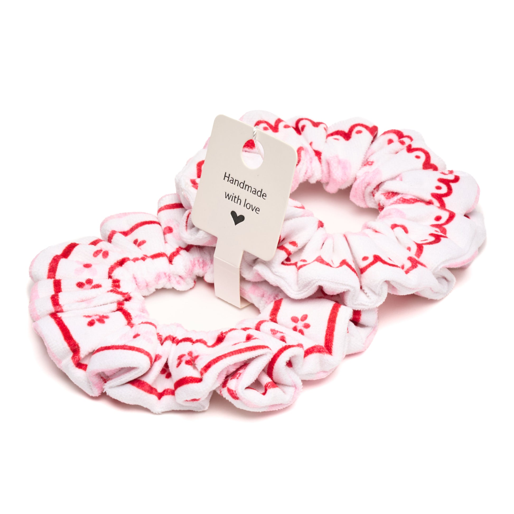 “Warm Heart” Scrunchie Set
