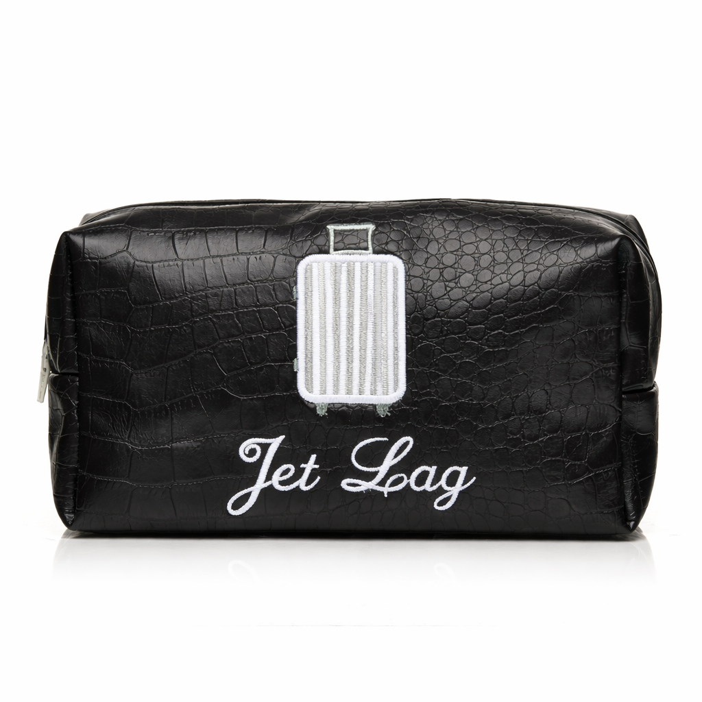“Jet Lag” Leather Pouch