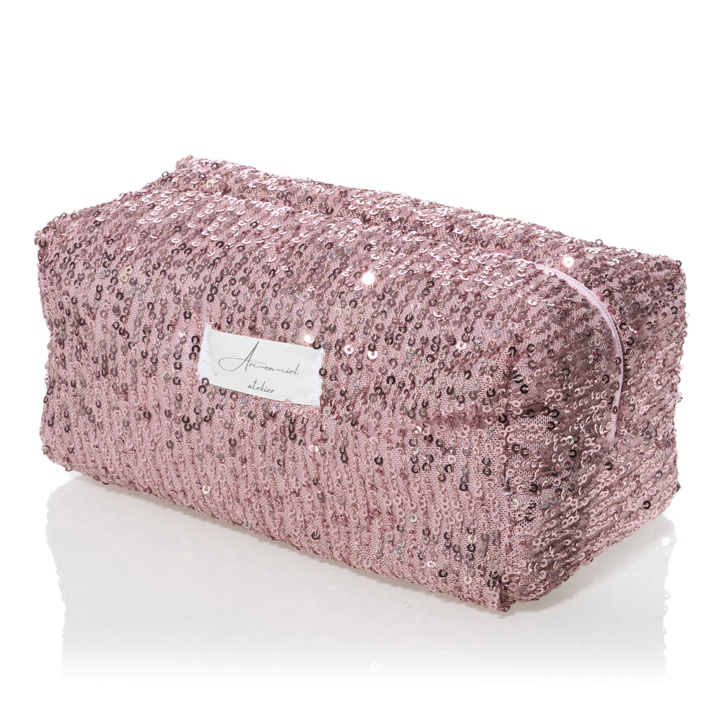 Bésame en Ibiza Sequin Beauty Pouch