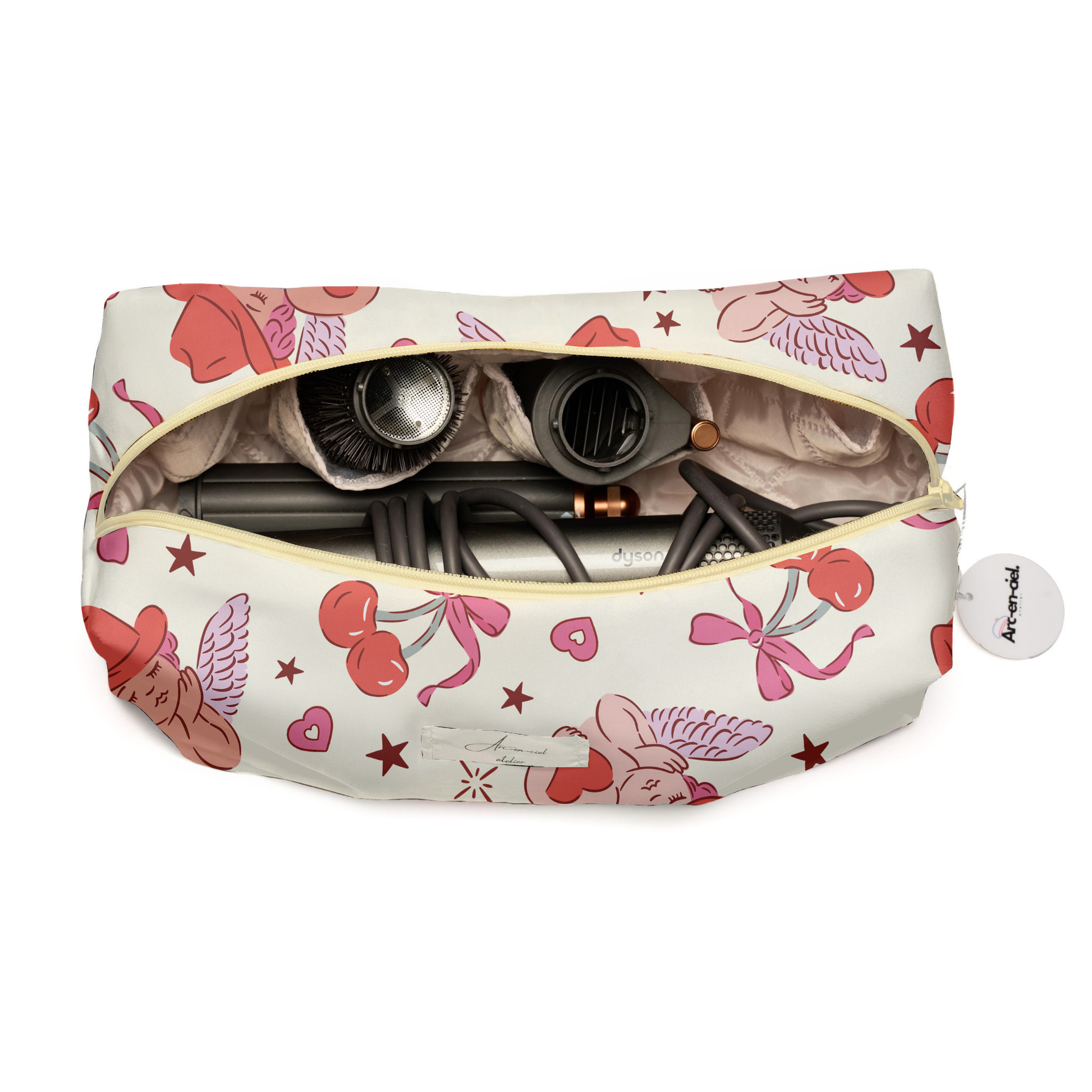 “Cupid Arrows” Hair-Tools Pouch