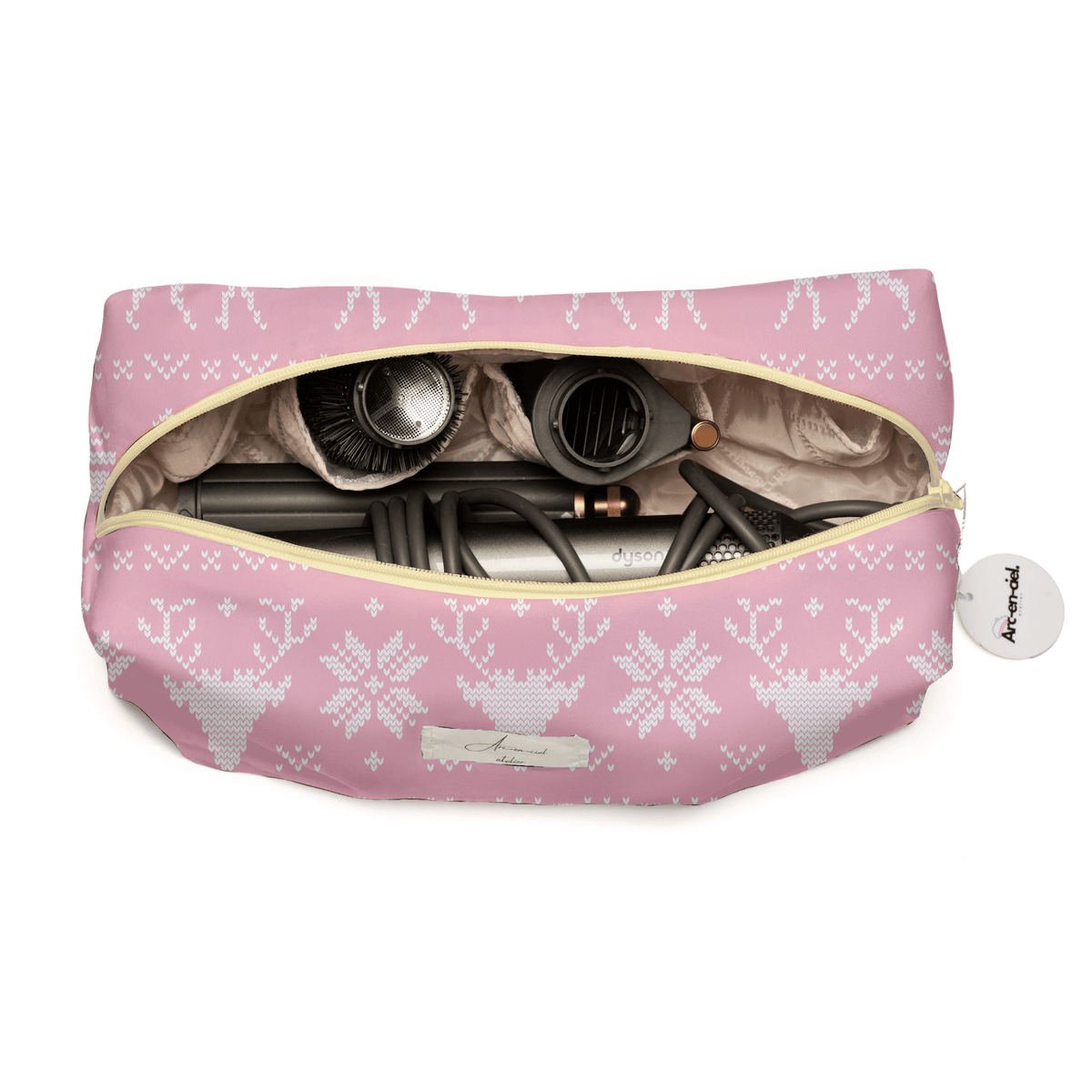 “Holiday Knit” Hair-Tools Pouch