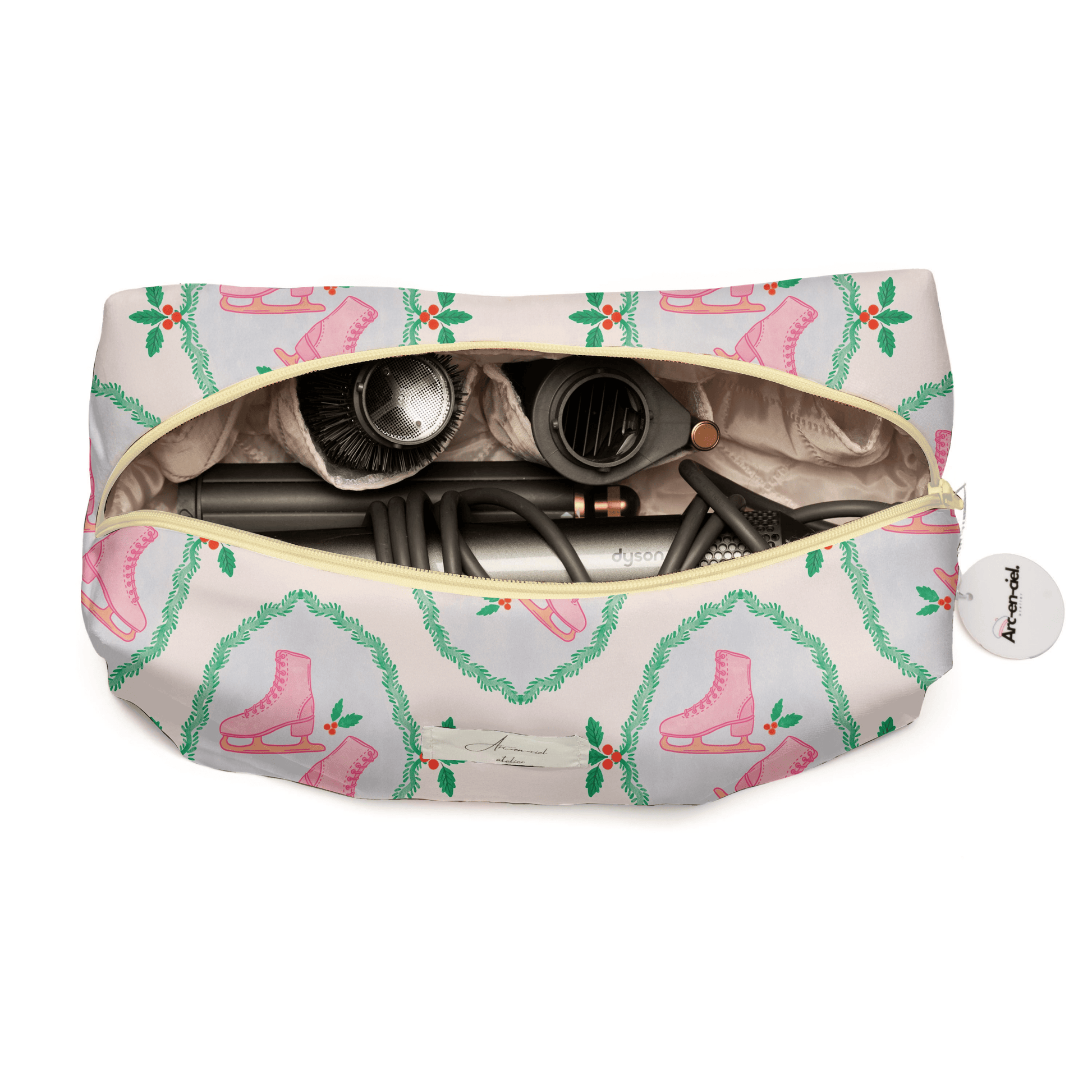 “Ice Skates” Hair-Tools Pouch