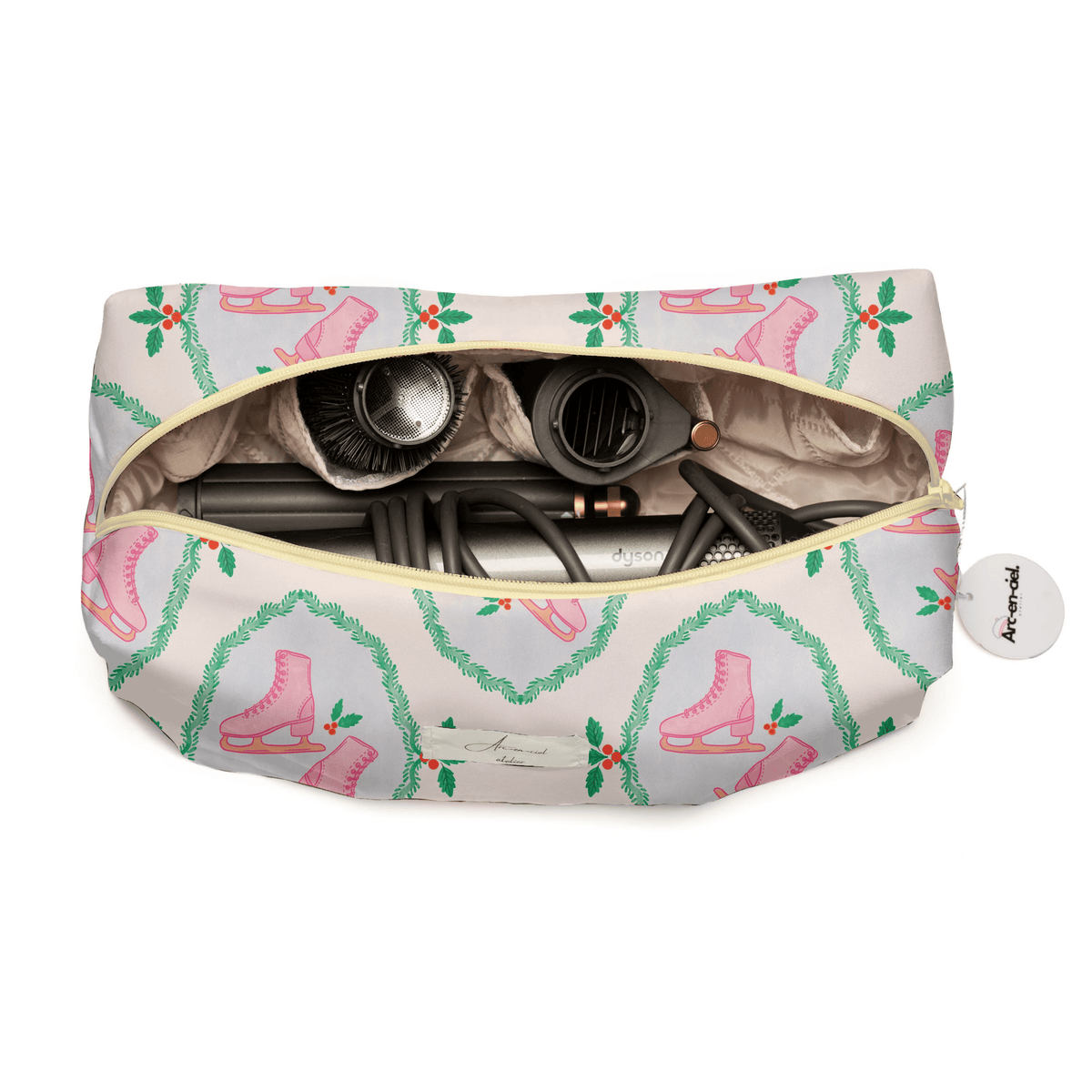 “Ice Skates” Hair-Tools Pouch