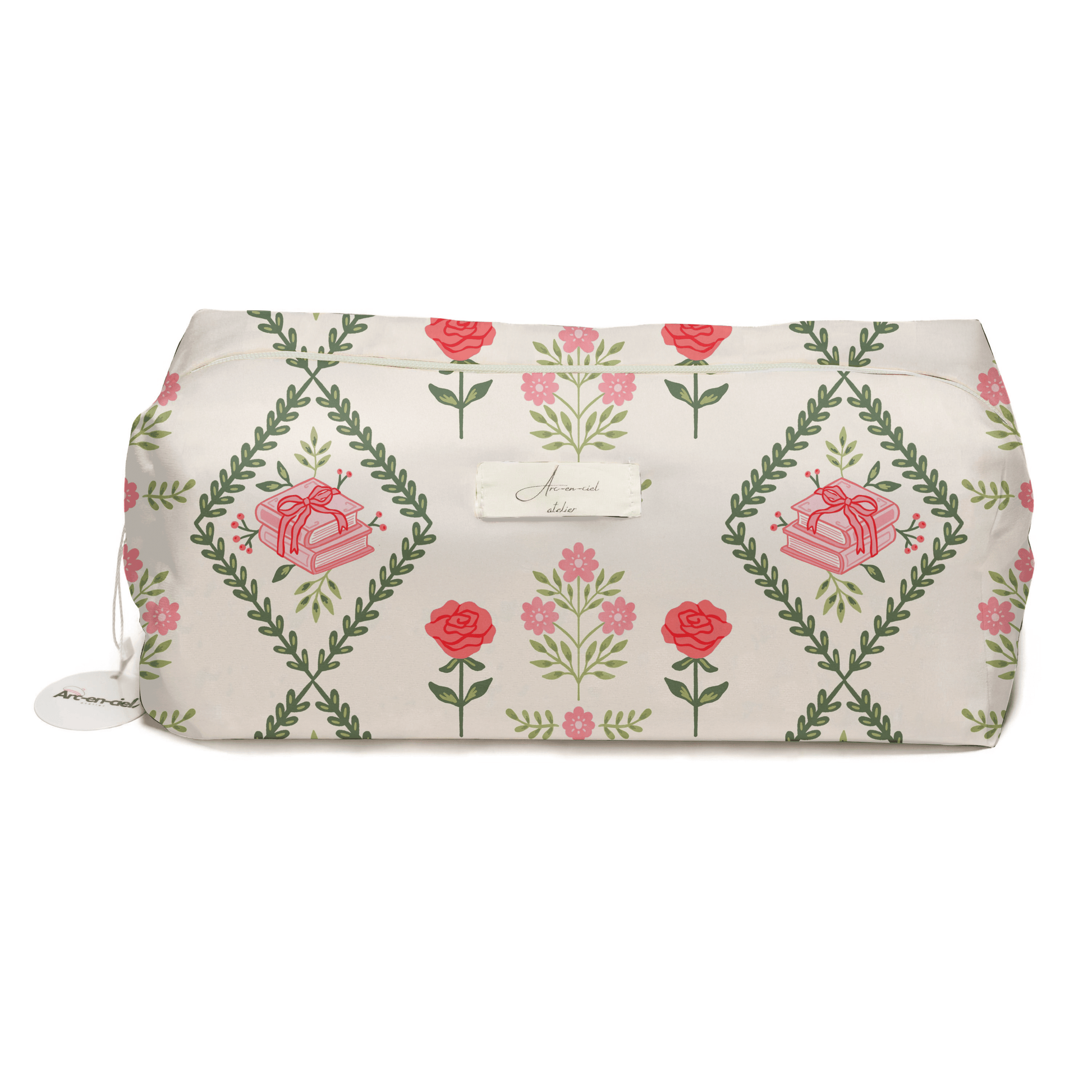 “Garden Of Books” Hair-Tools Pouch