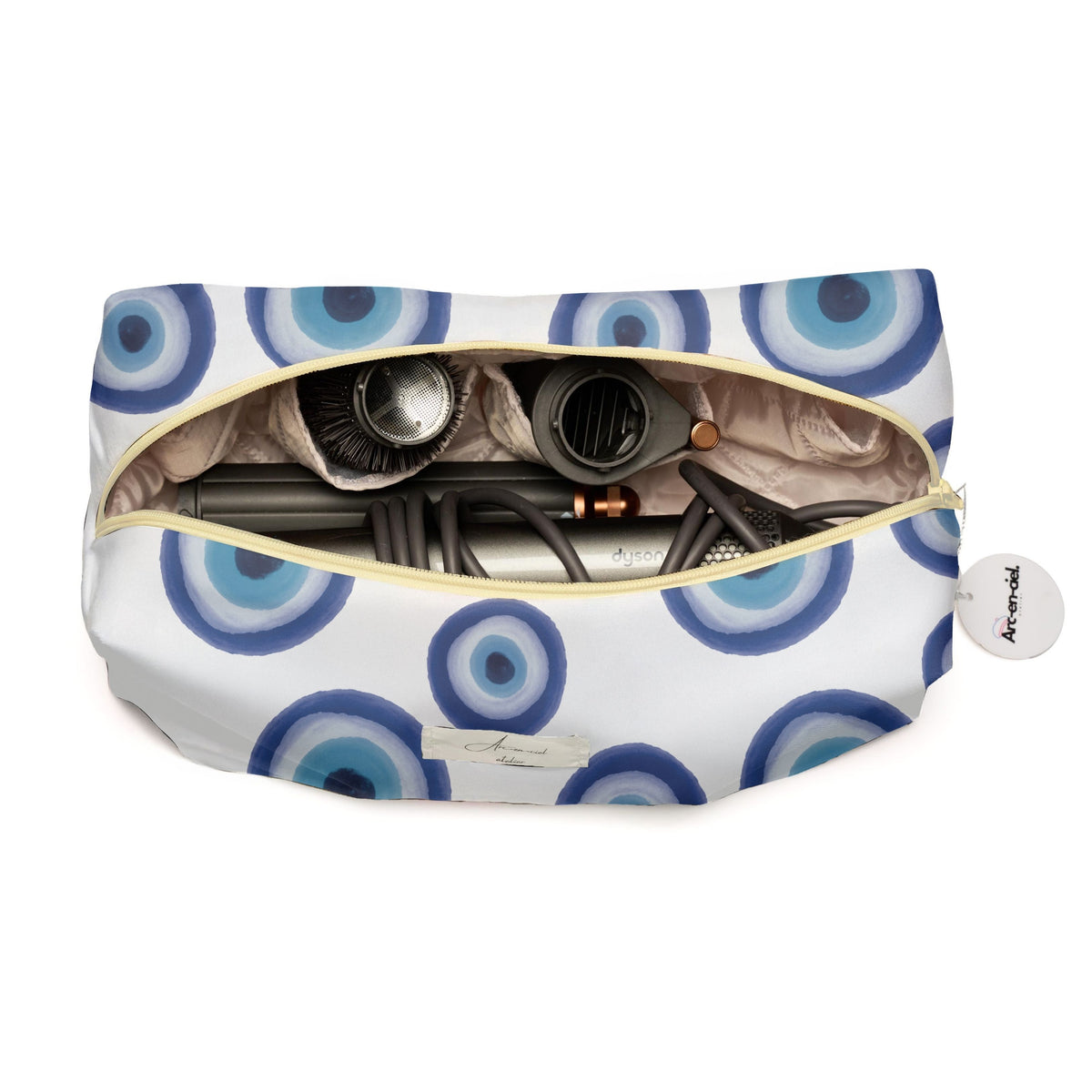 “Greek Eyes” Hair Tools Pouch