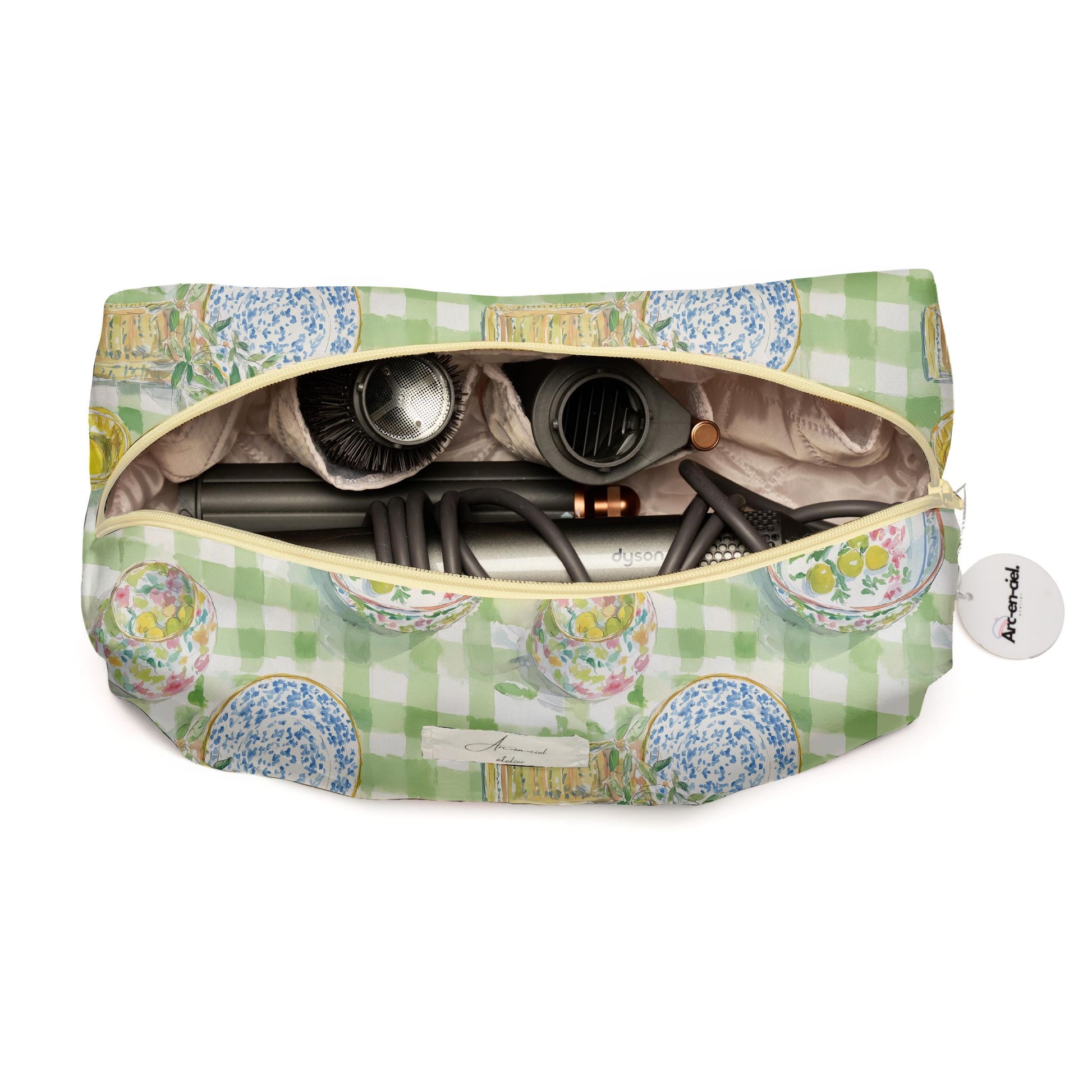 “Olives Picnic” Hair Tools Pouch