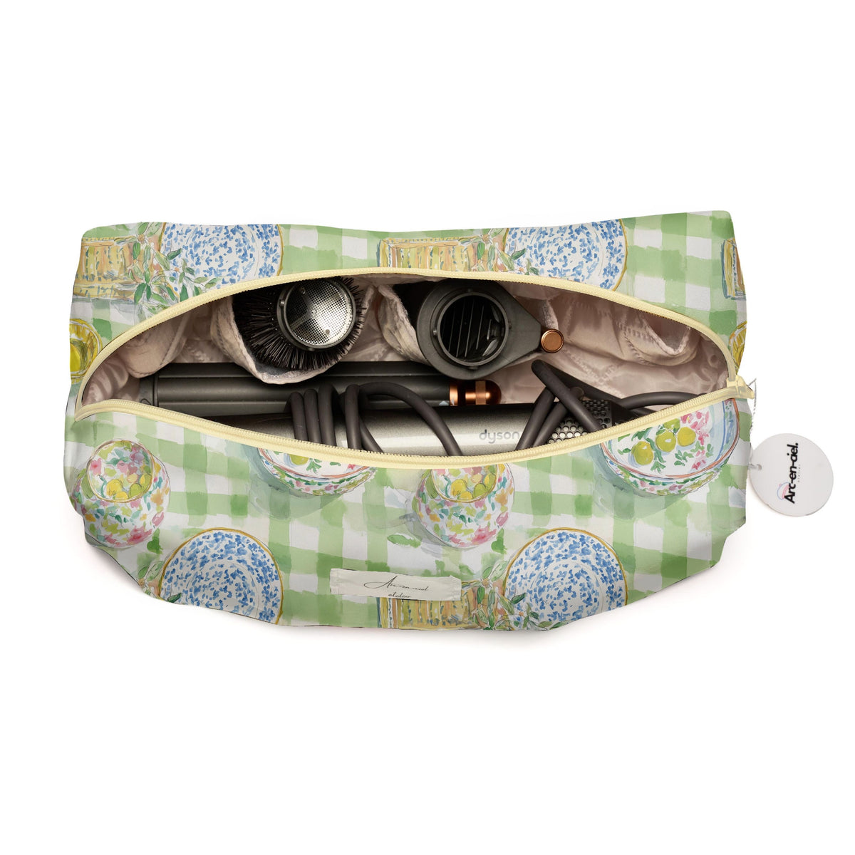 “Olives Picnic” Hair Tools Pouch