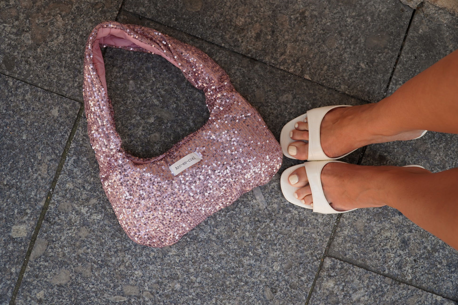 Ariel’s Sequin Pocket Bag