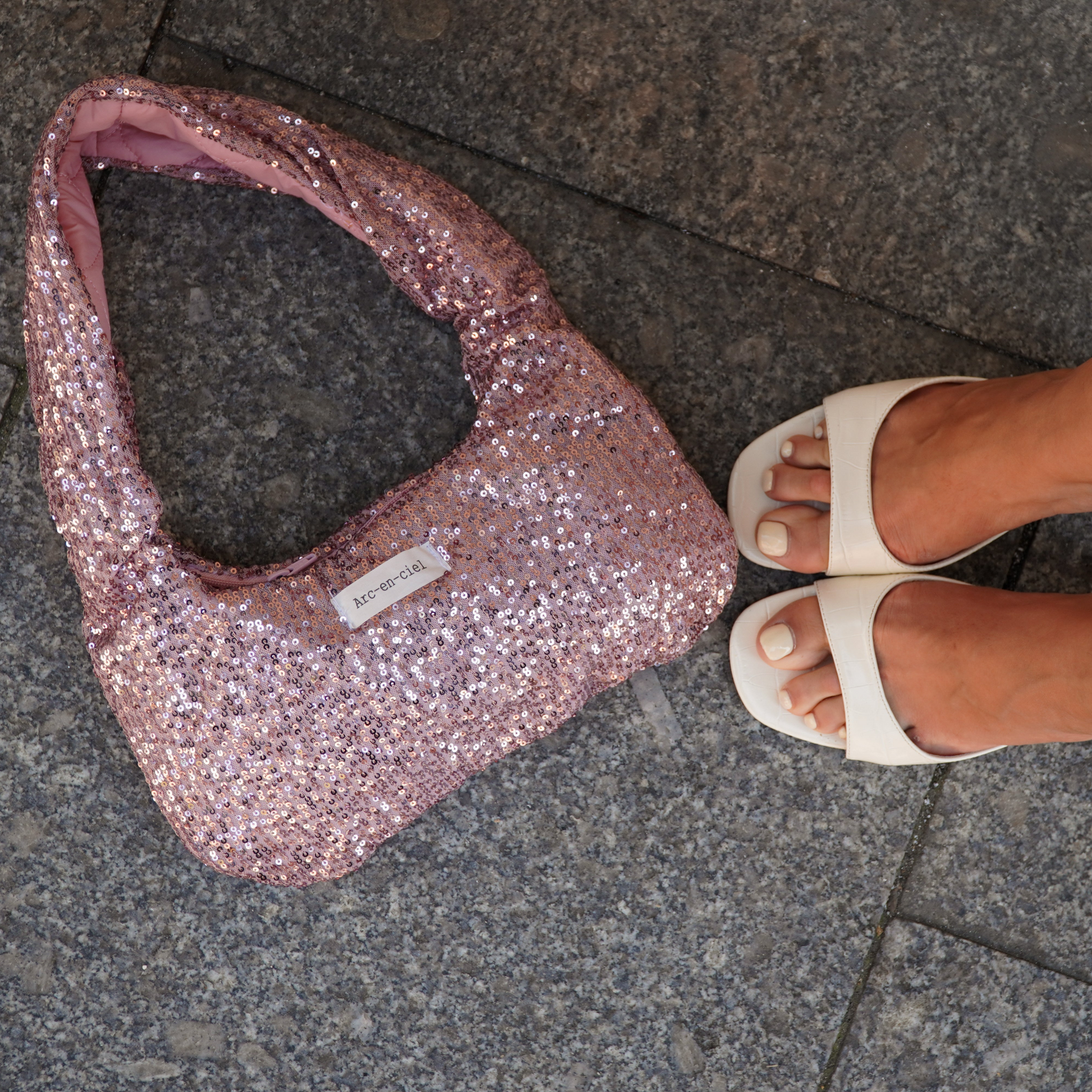 Ariel’s Sequin Pocket Bag