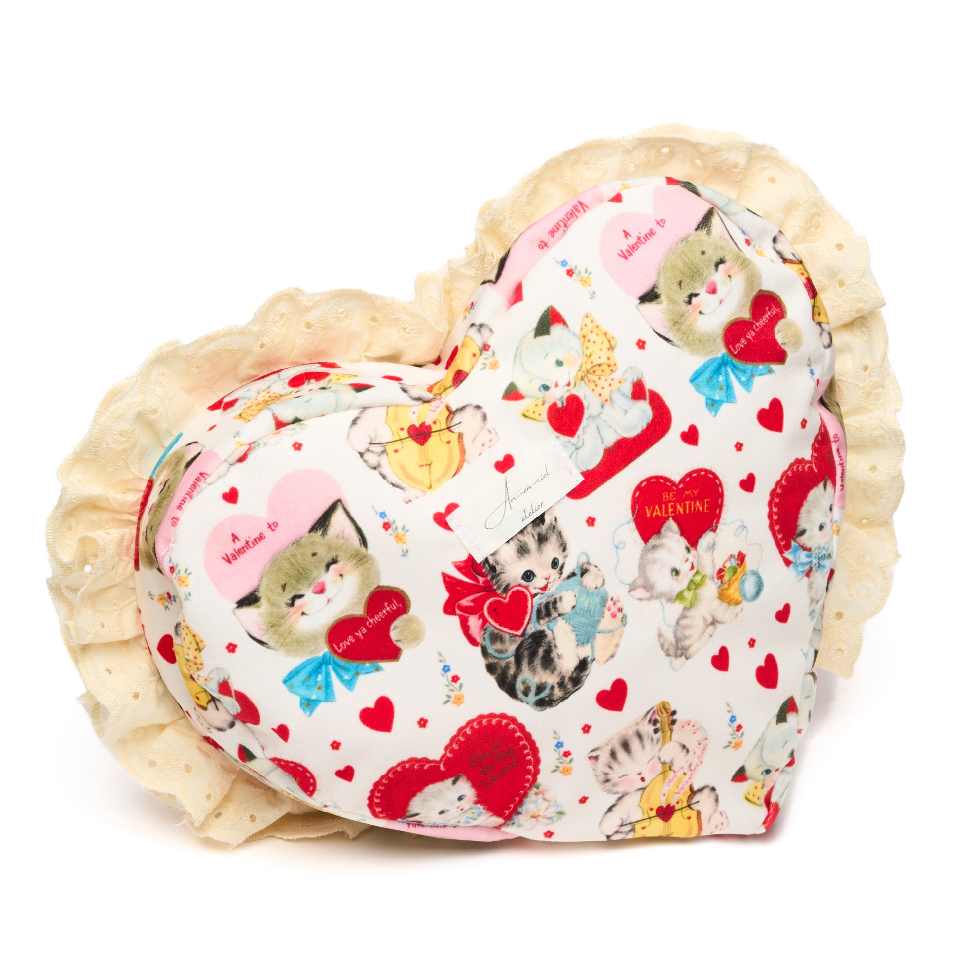 “Vintage Love” Heartshaped Pouch