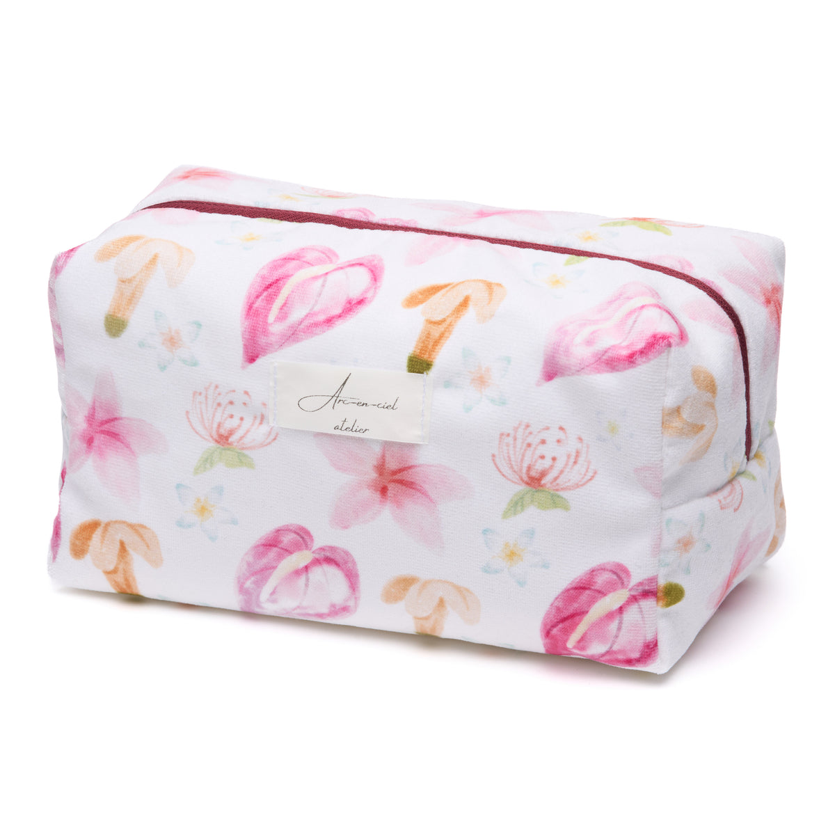 “Hibiscus” Beauty Pouch
