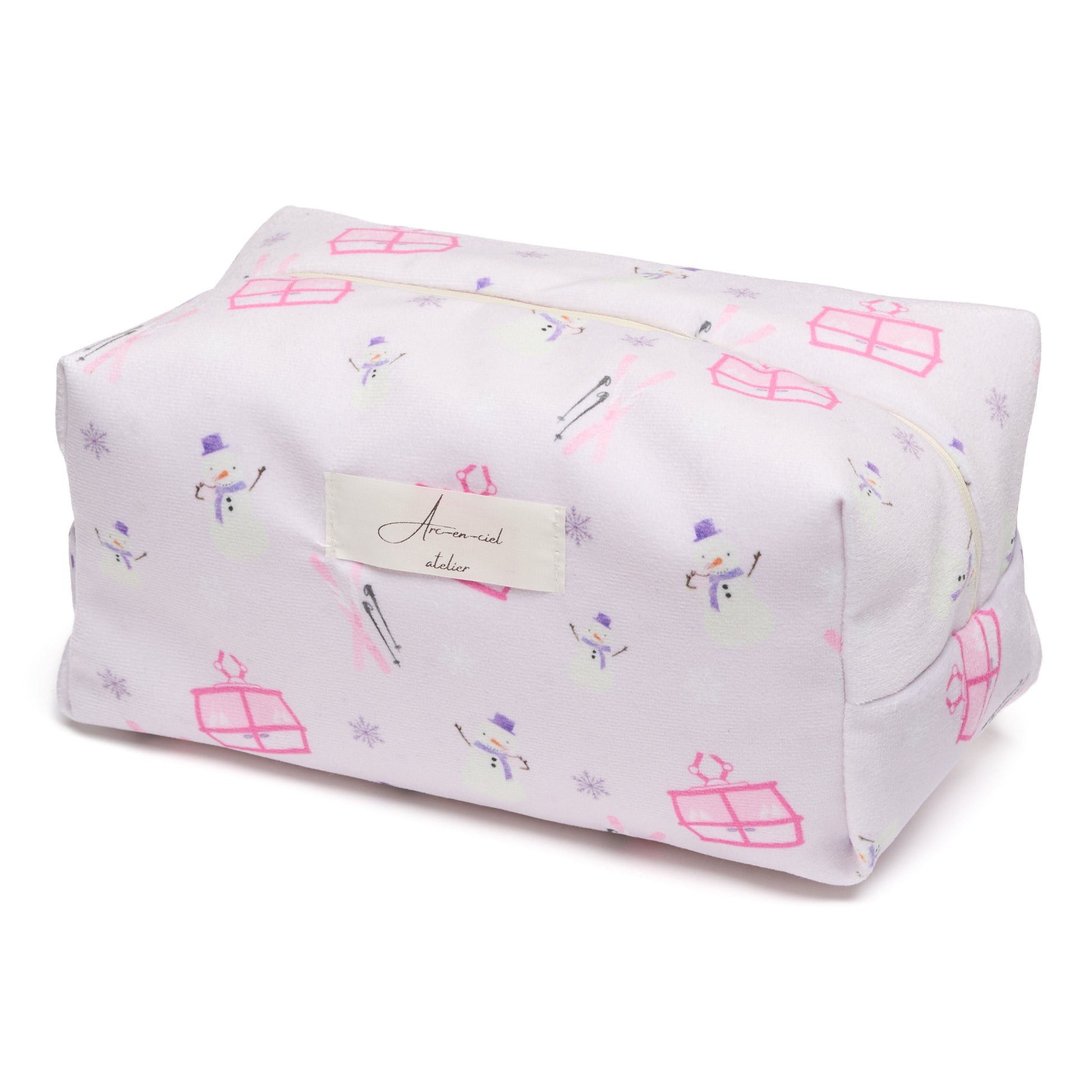 “Frosty Cabin” Beauty Pouch