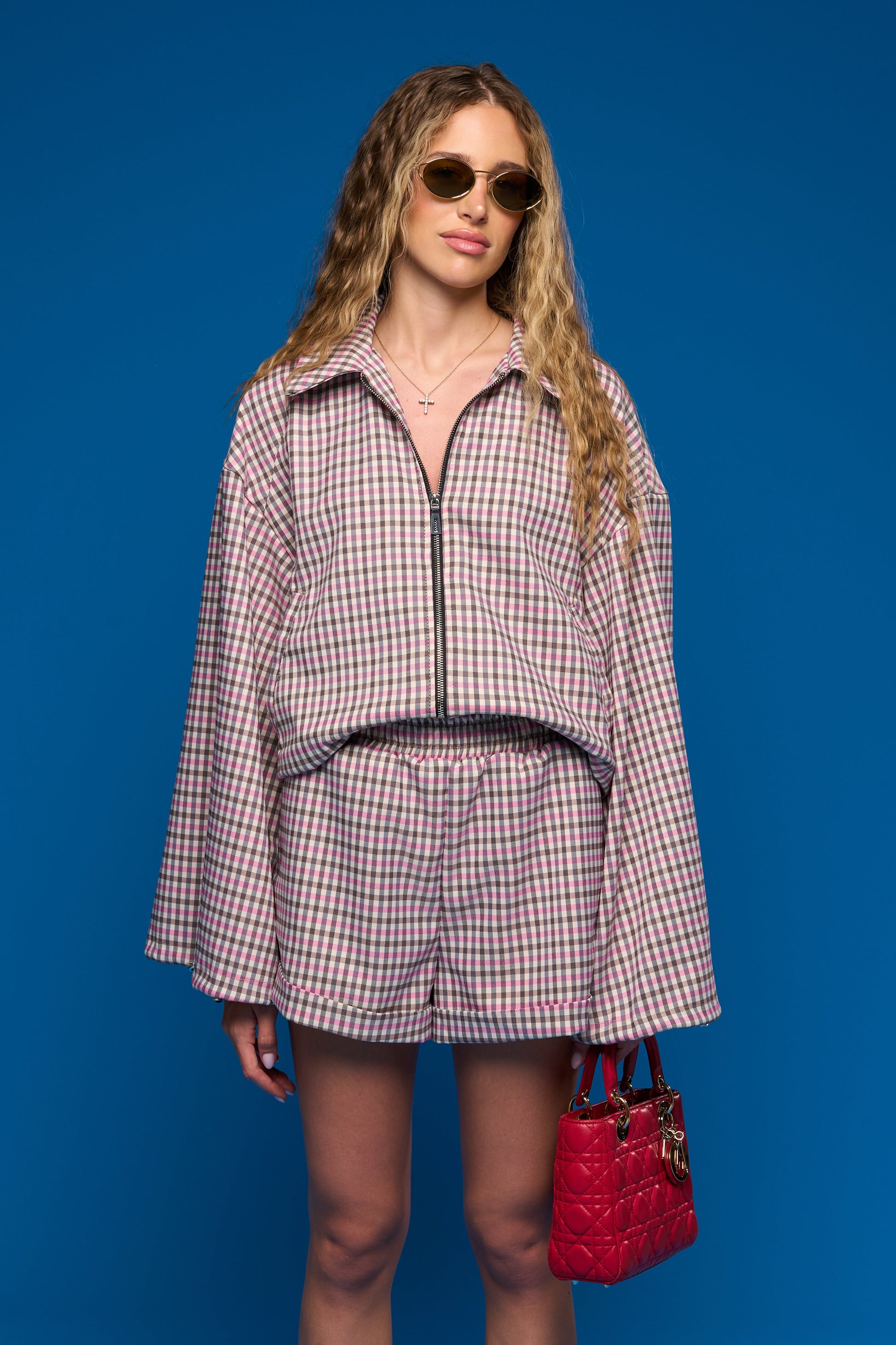 “The Dollhouse Set” Rose Gingham