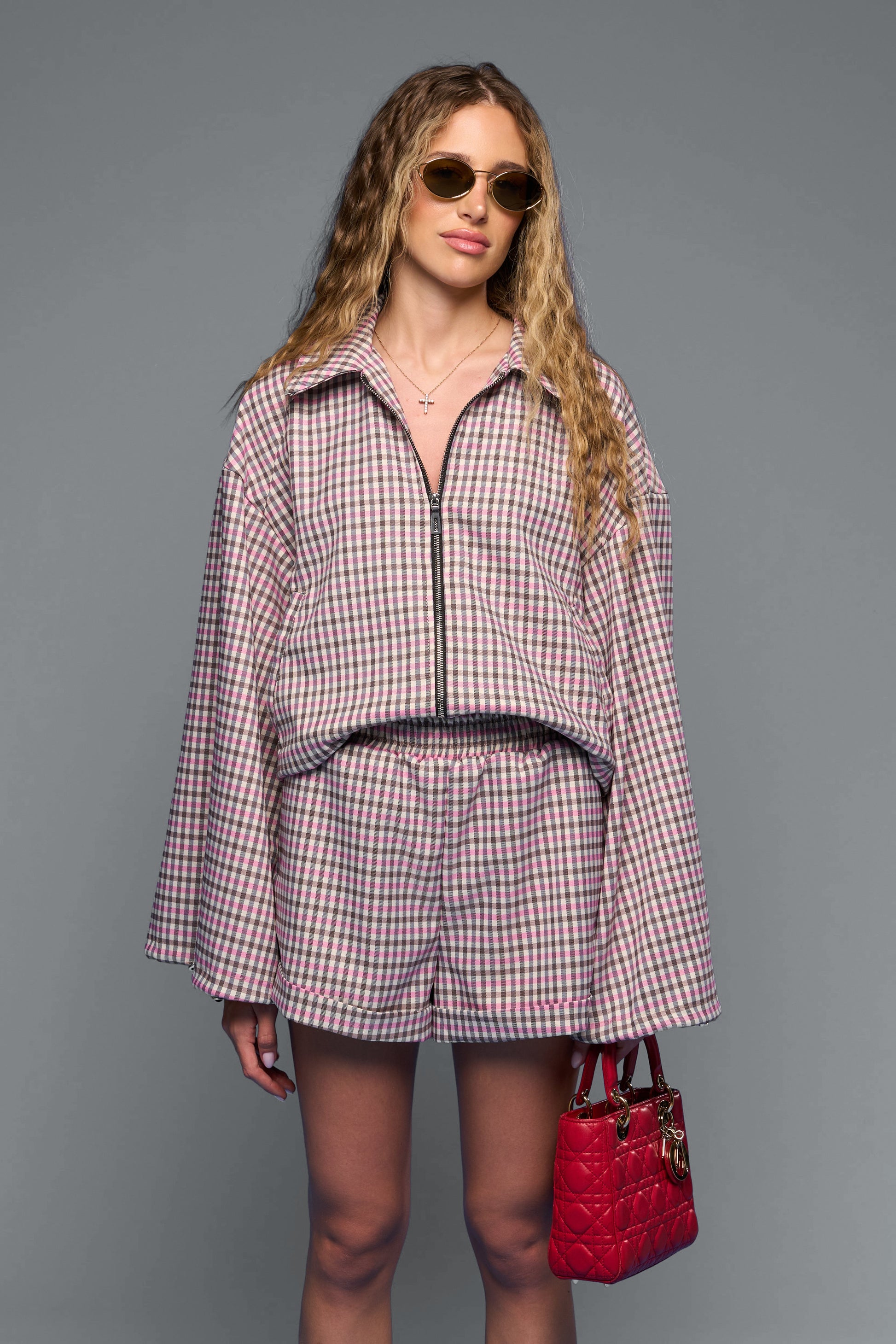 “The Dollhouse Set” Rose Gingham