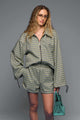 “The Dollhouse Set” Matcha Gingham