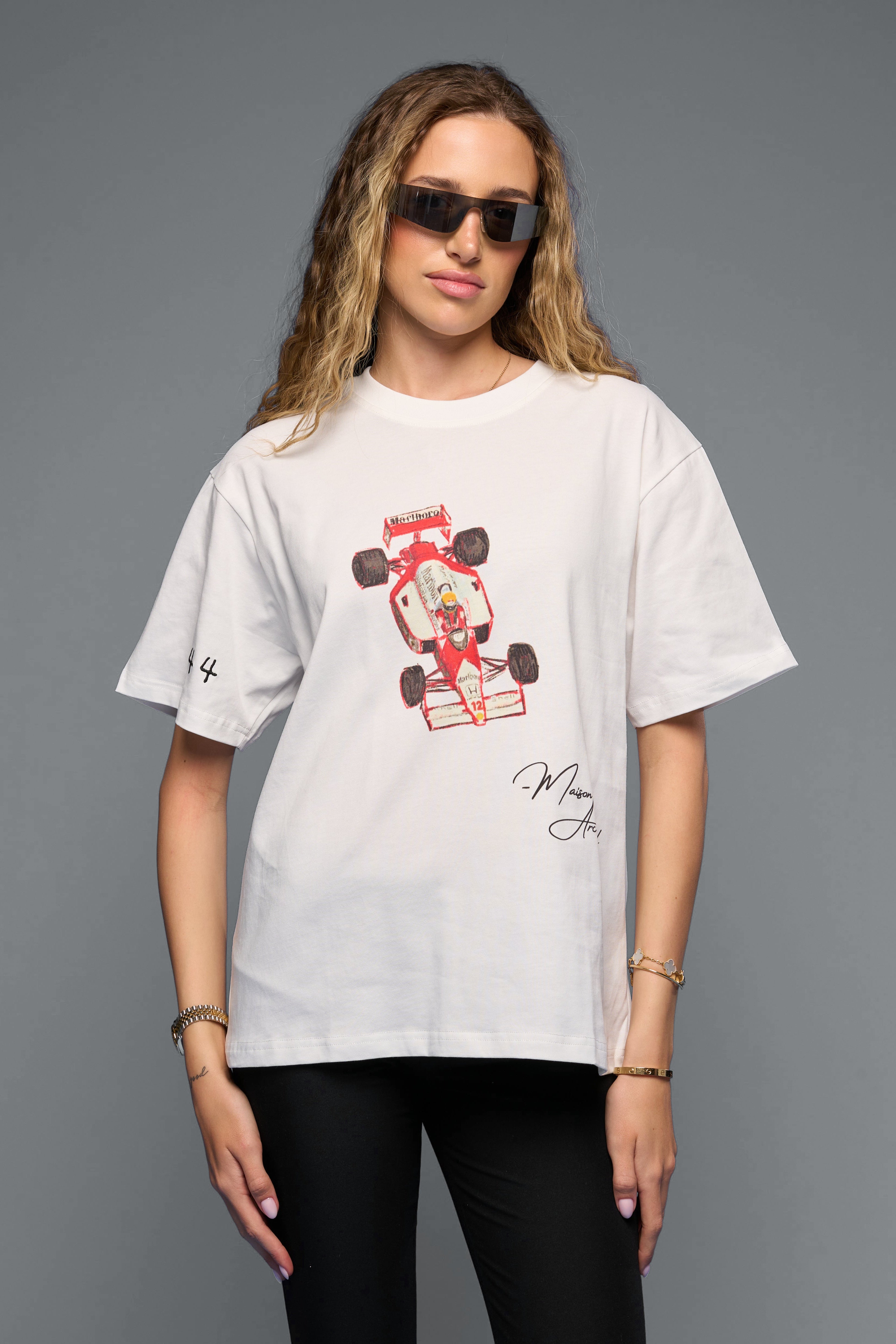“Paddock Pass” Unisex Boxy T-shirt