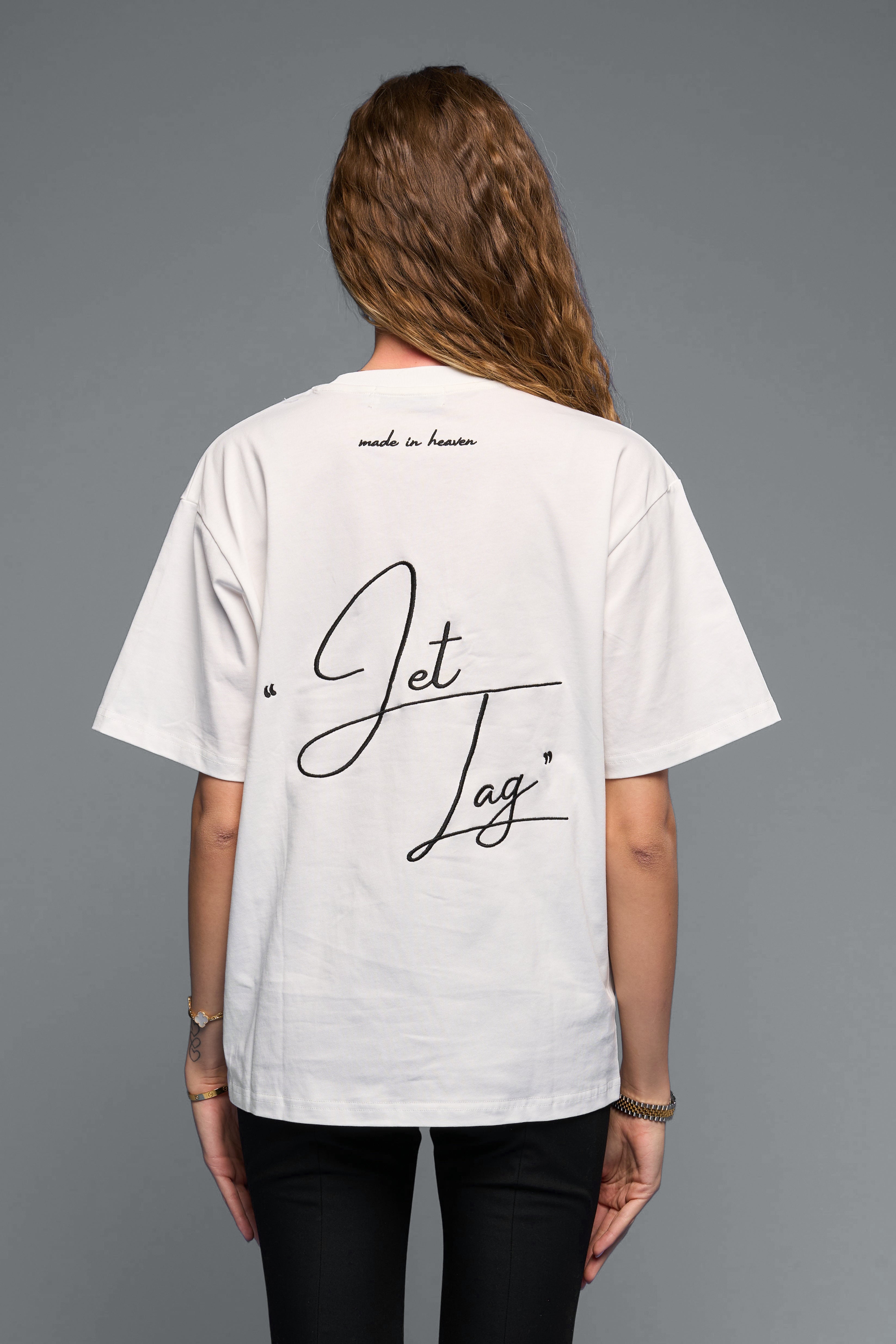 “Jet Lagged” Unisex Boxy T-shirt