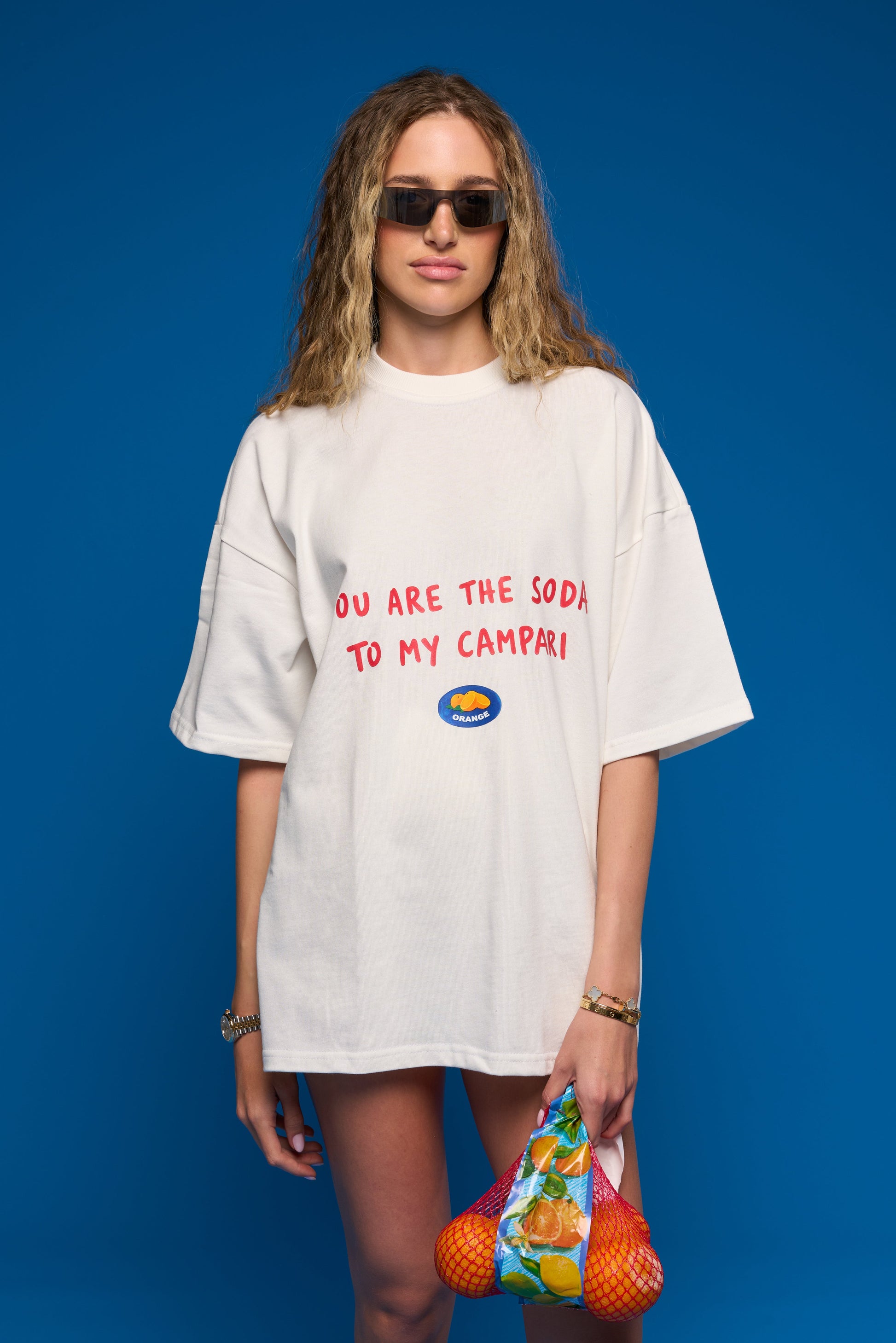“Campari Orange” Oversize T-Shirt